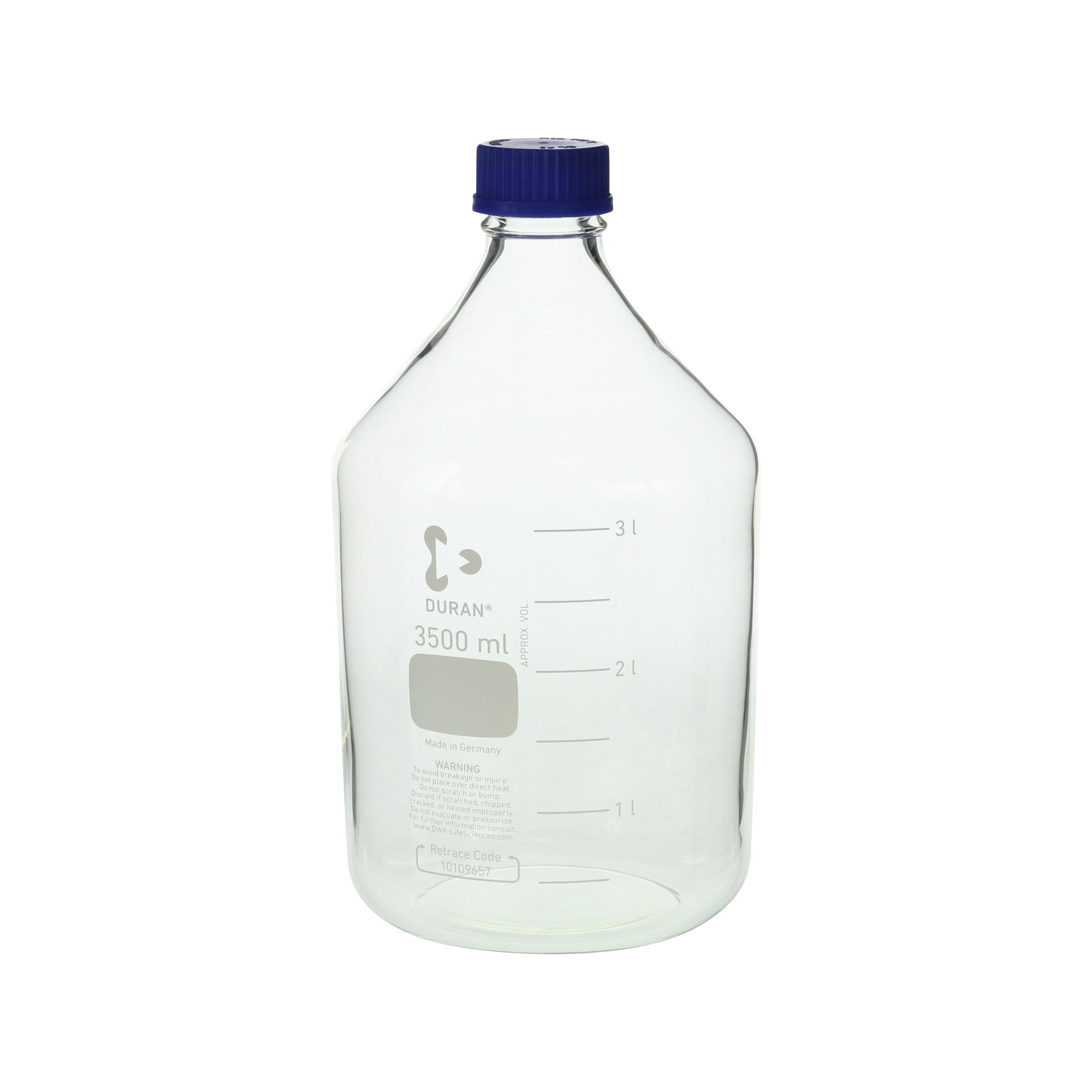 柴田科学螺纹口瓶蓝帽3.5L