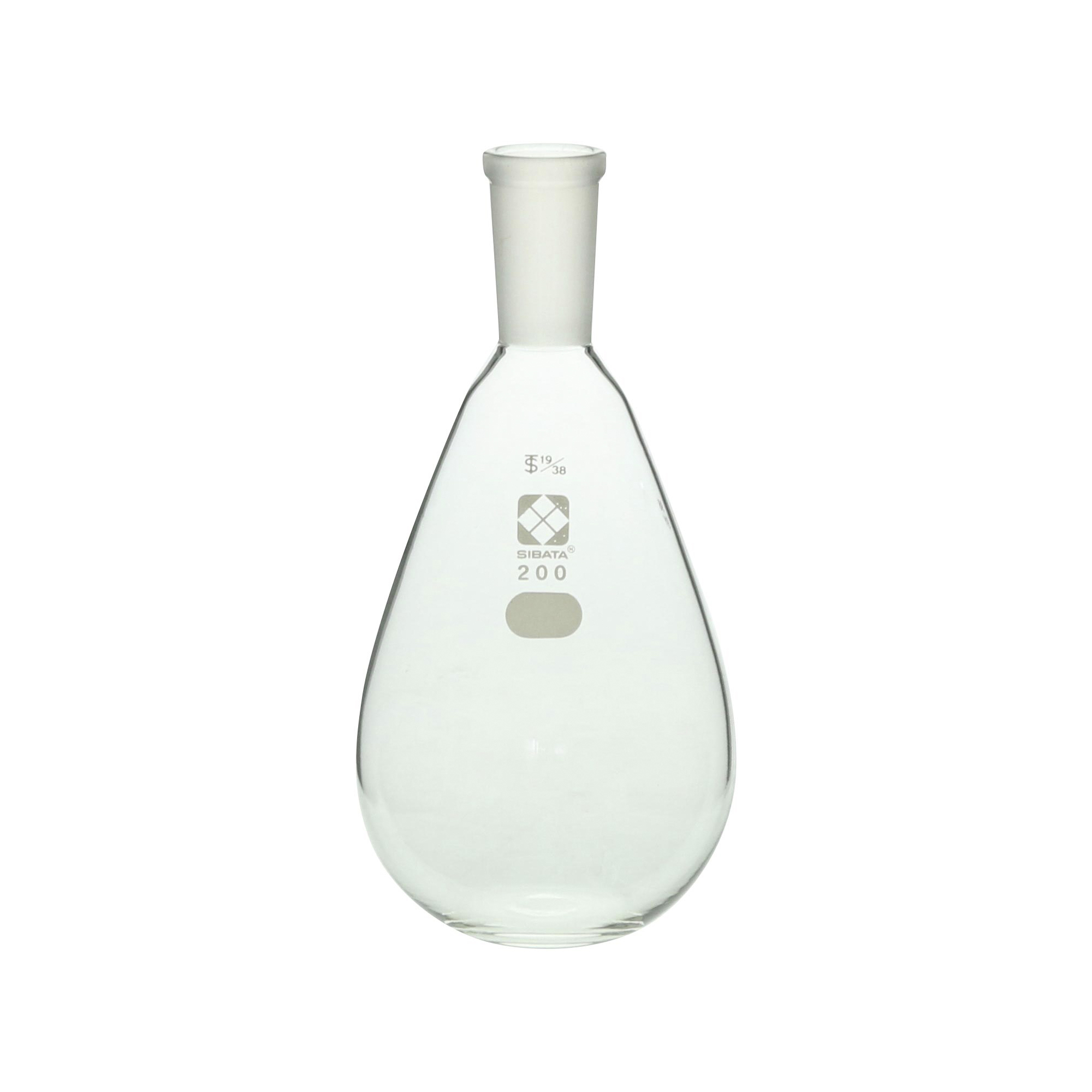 柴田科学共通滑合平底形烧瓶200mL19/38