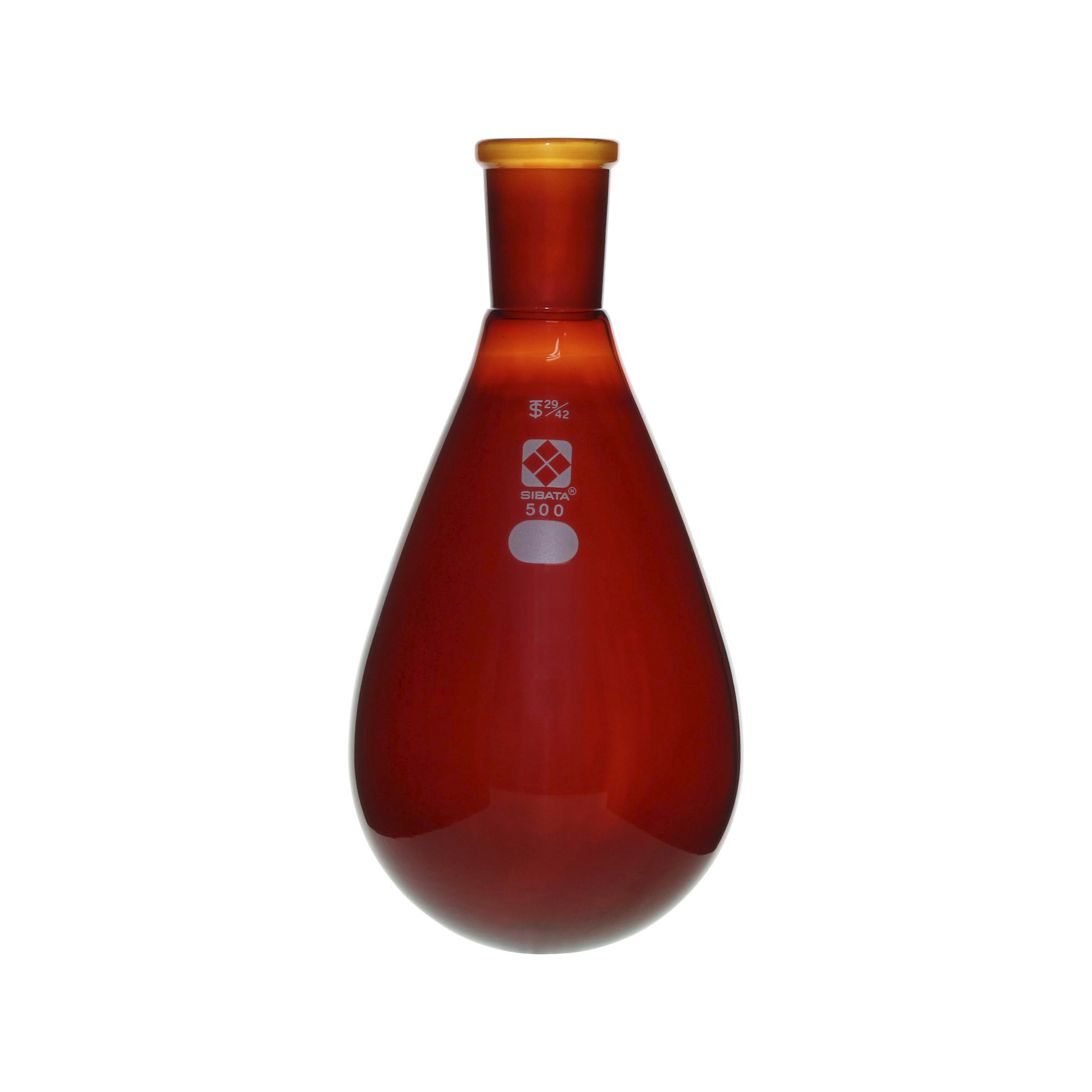 柴田科学共通滑动形烧瓶茶褐色500mL29/42