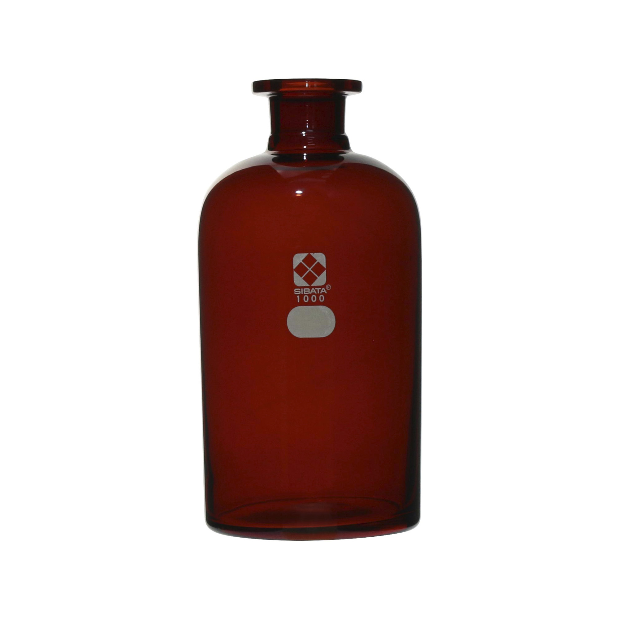 柴田科学壶茶褐色自动滴定管用1L
