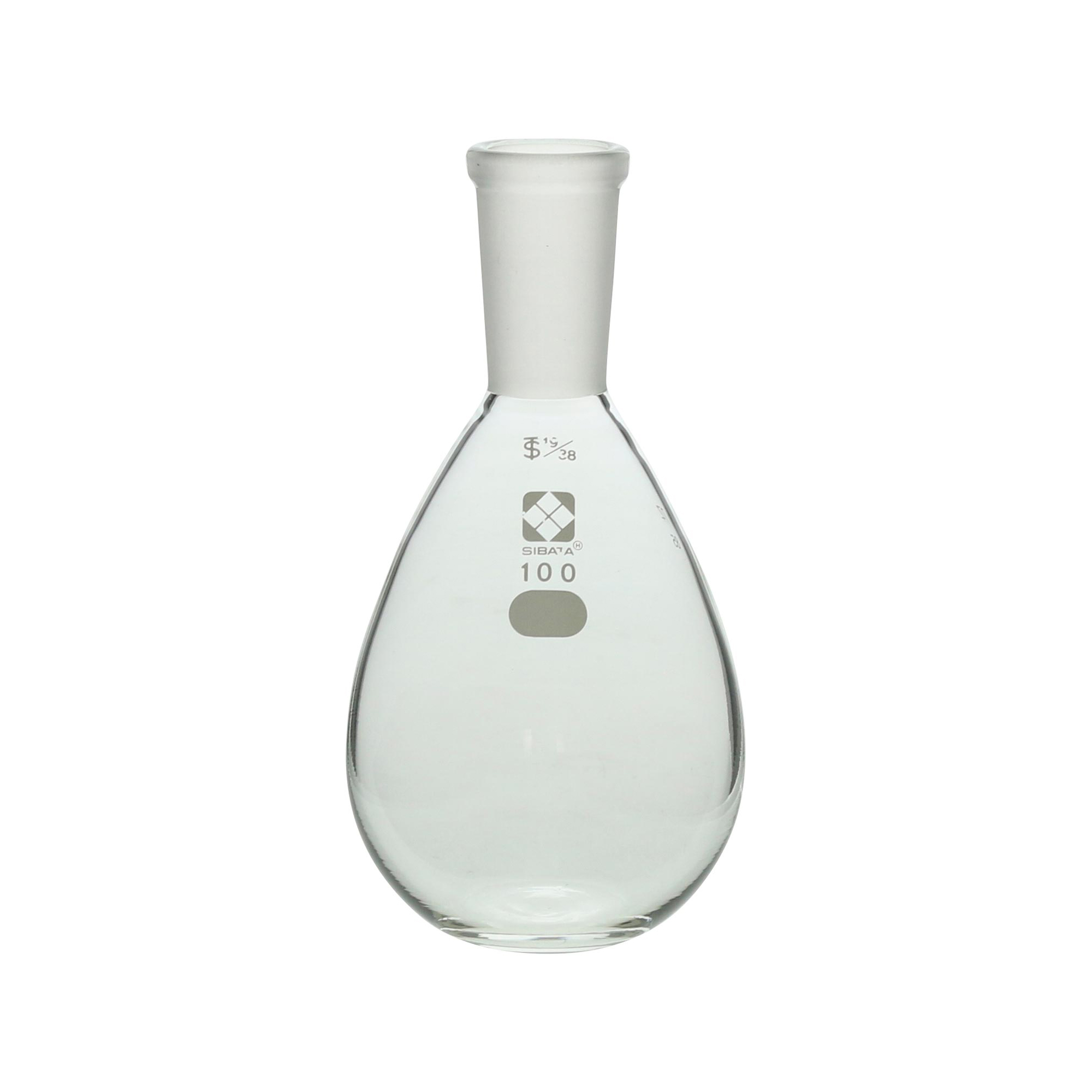 柴田科学共通滑合平底形烧瓶100mL19/38