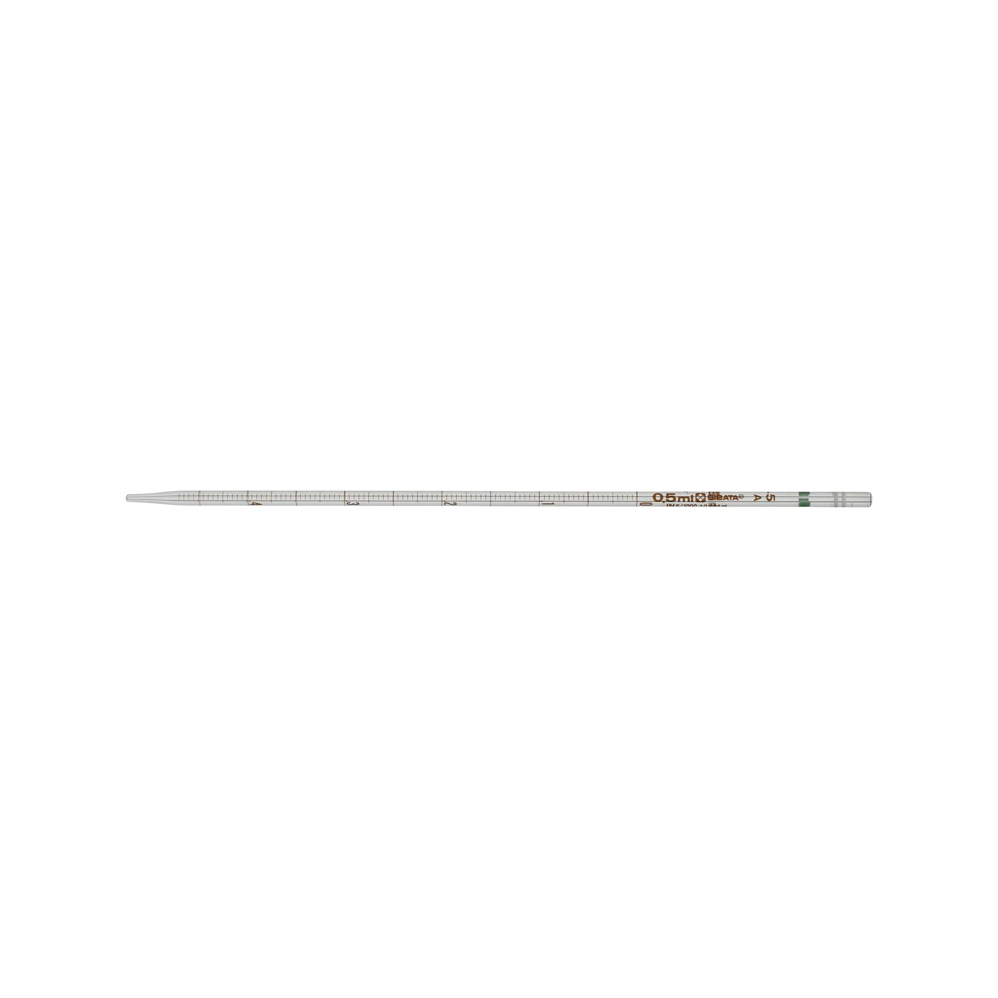 柴田科学雌移液管前端刻度超级等级0.5mL