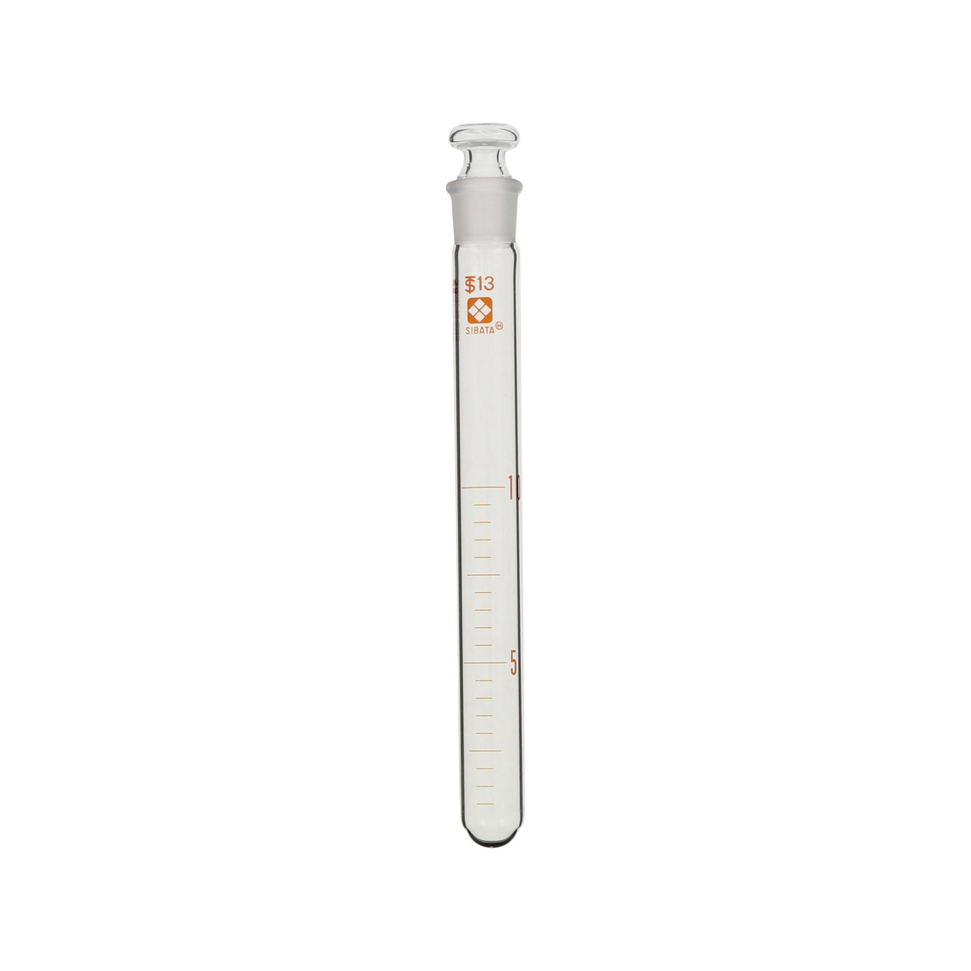 柴田科学共通滑合共栓试管平栓付10mL