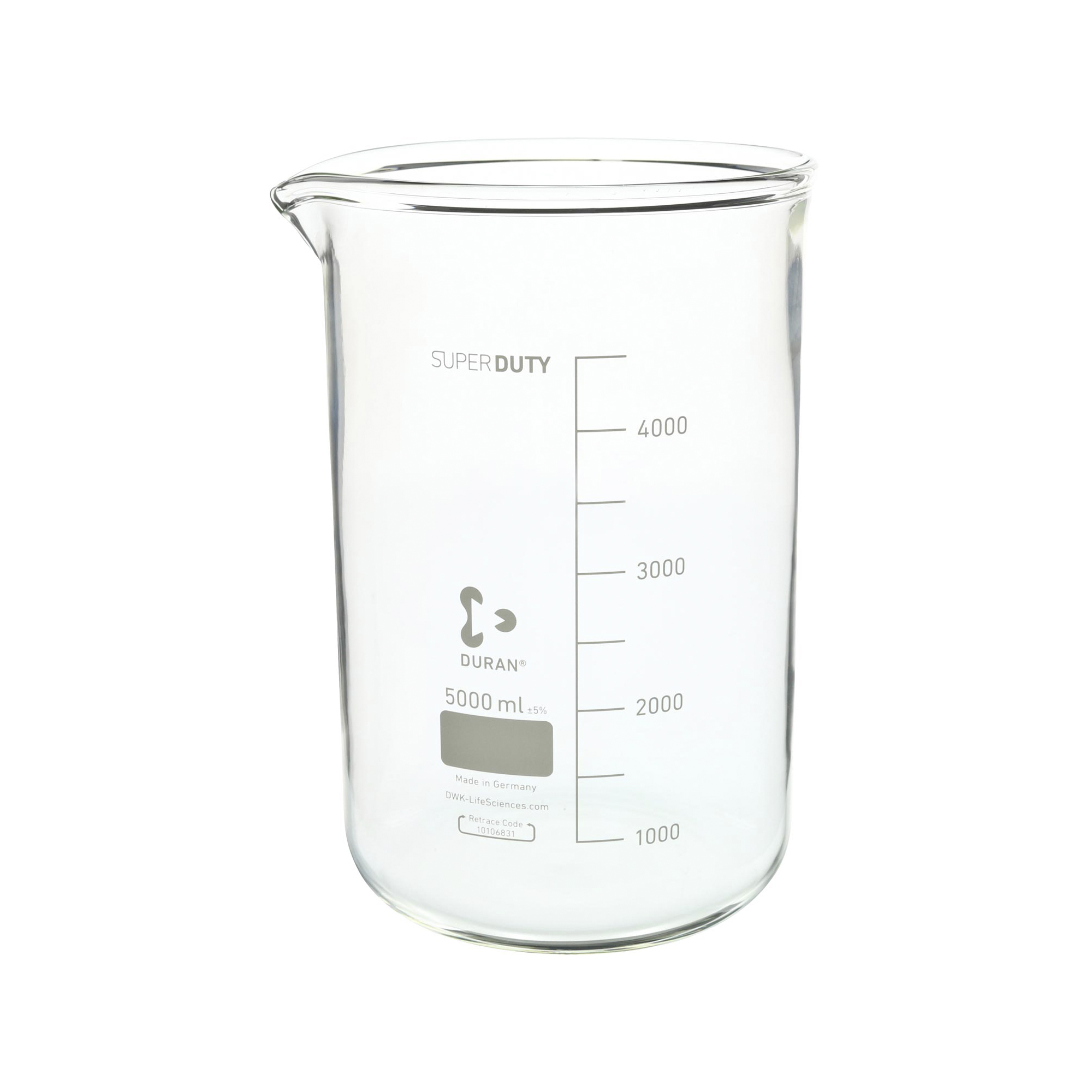 柴田科学超级厚烧杯5L