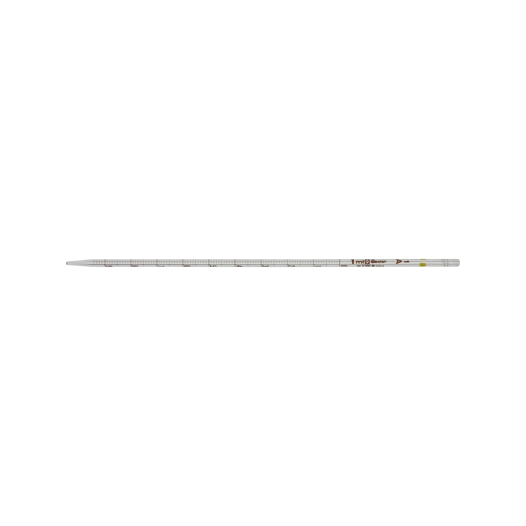 柴田科学雌移液管尖端刻度超级等级1mL