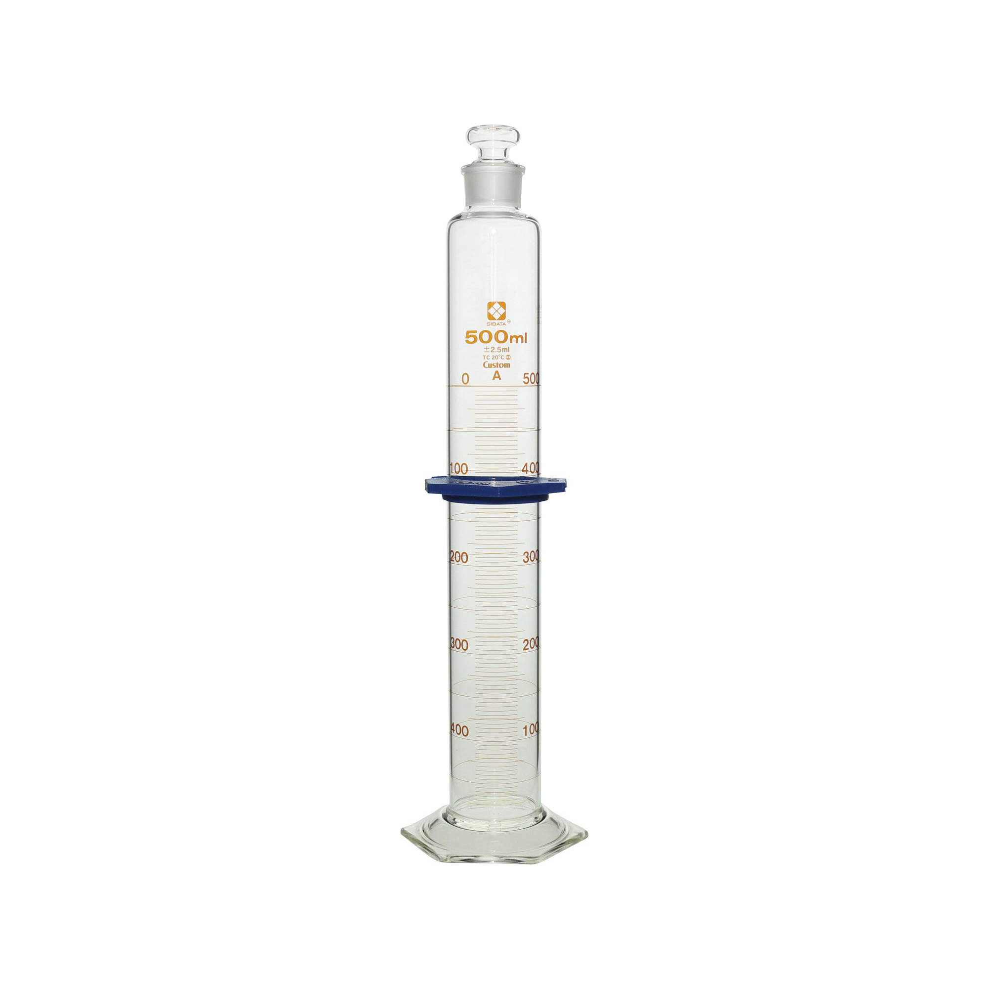 柴田科学有栓量筒定制A500mL