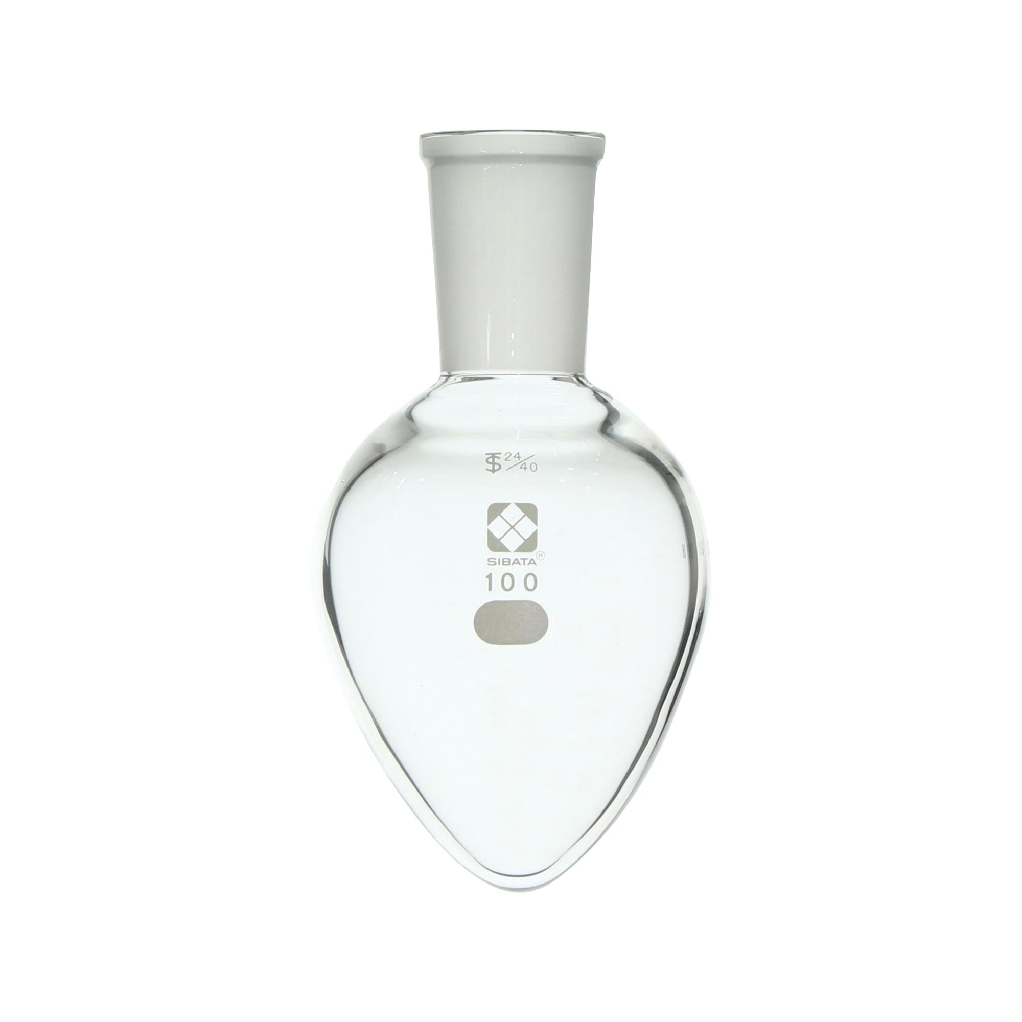 柴田科学共通滑合梨形烧瓶100mL24/40