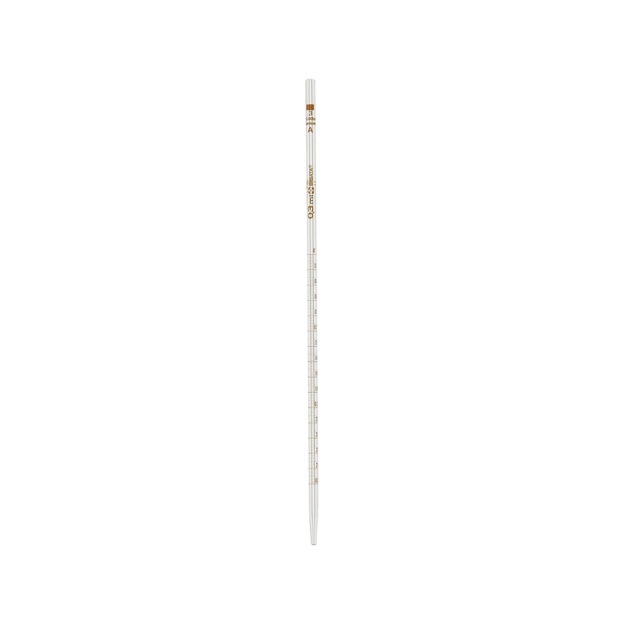 柴田科学雌移液管中间刻度定制A0.3mL