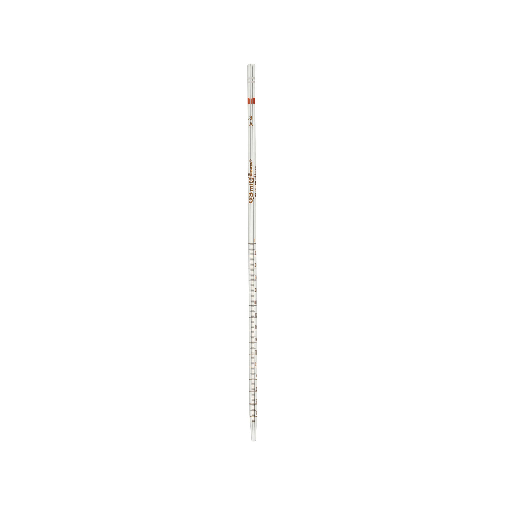 柴田科学雌移液管前端刻度超级等级0.3mL