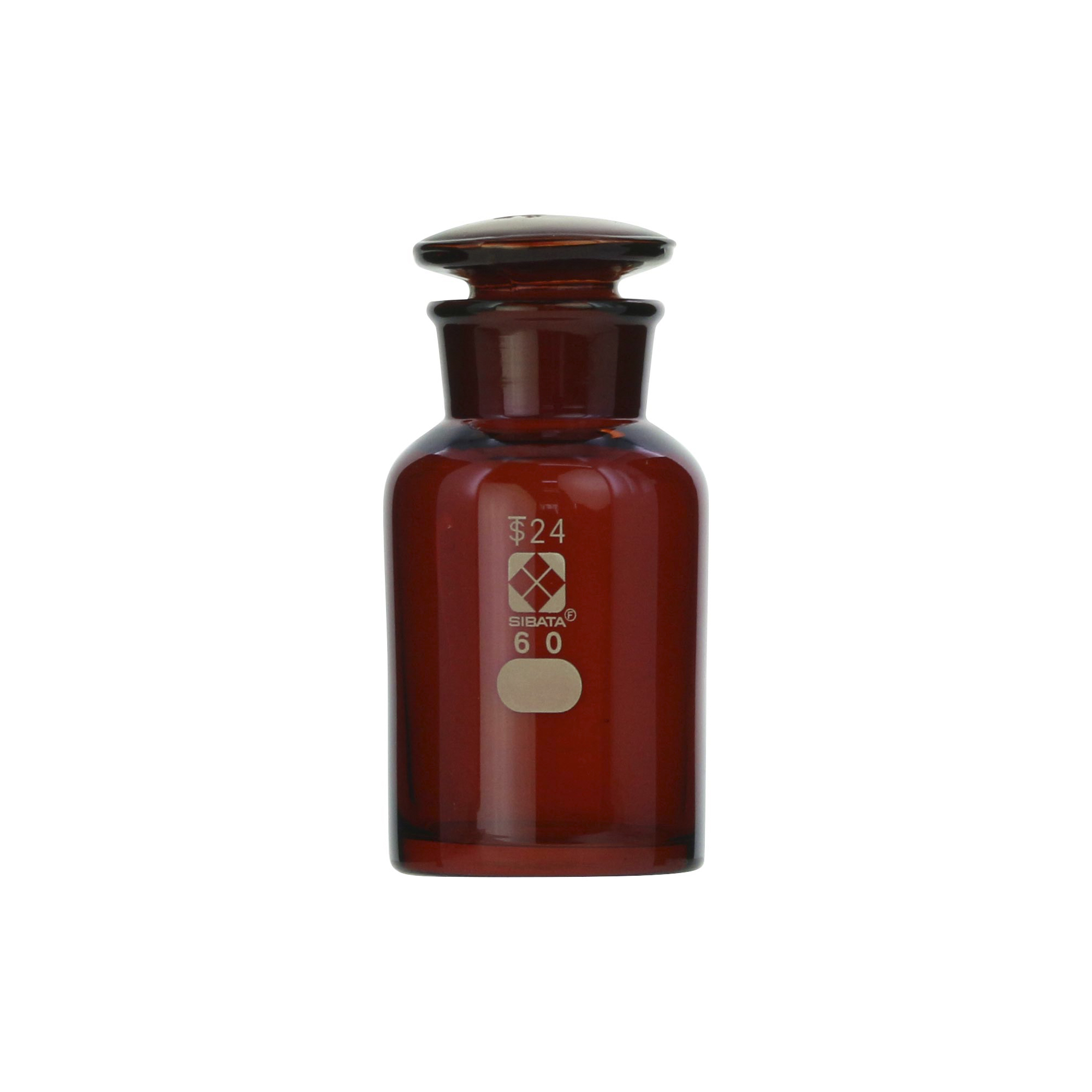 柴田科学试剂瓶广口茶褐色60mL
