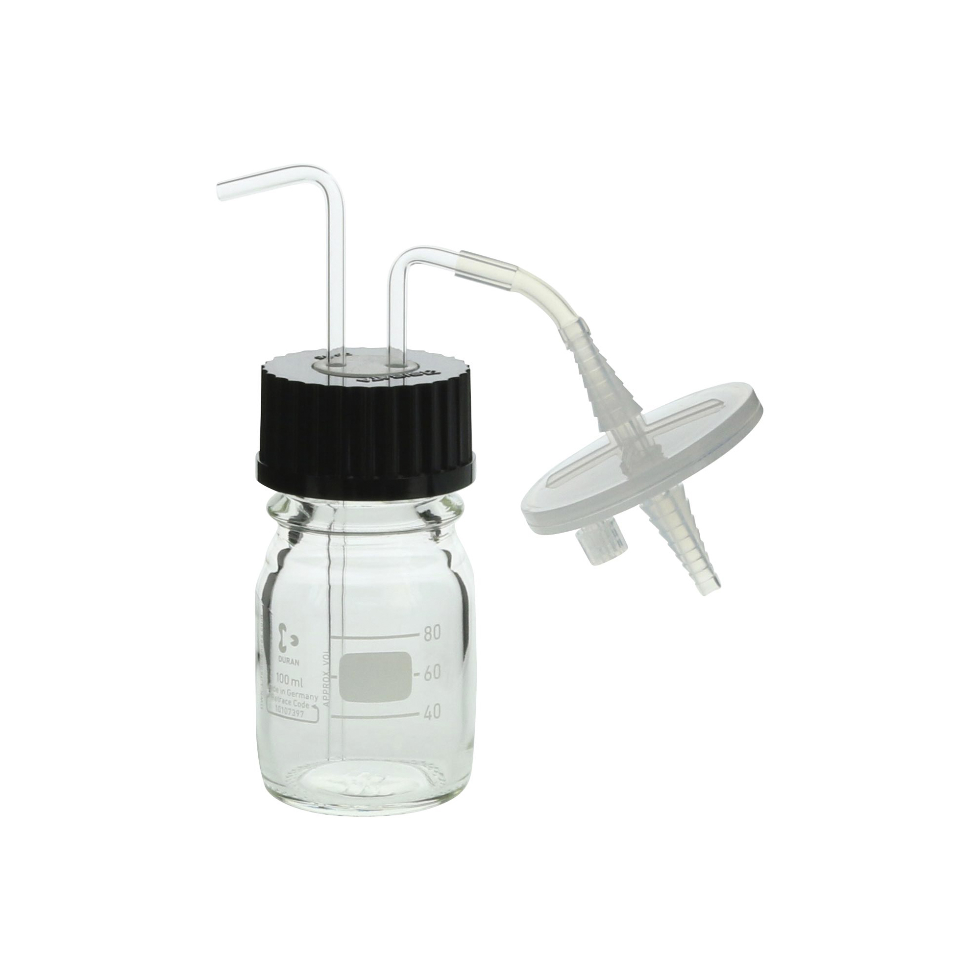 柴田科学过滤器单元螺纹口瓶100mL