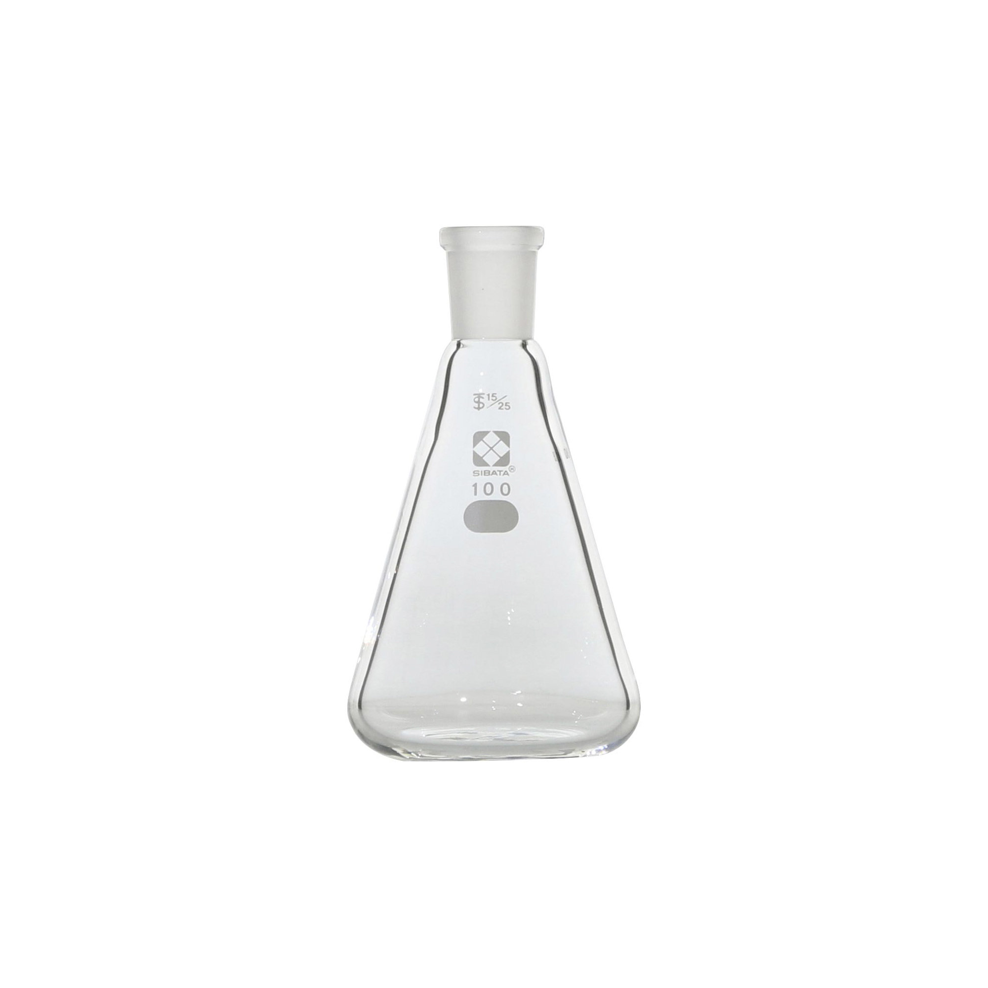柴田科学共通滑合三角烧瓶100mL15/25