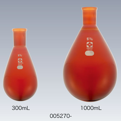 柴田科学共通滑动形烧瓶茶褐色50mL19/38