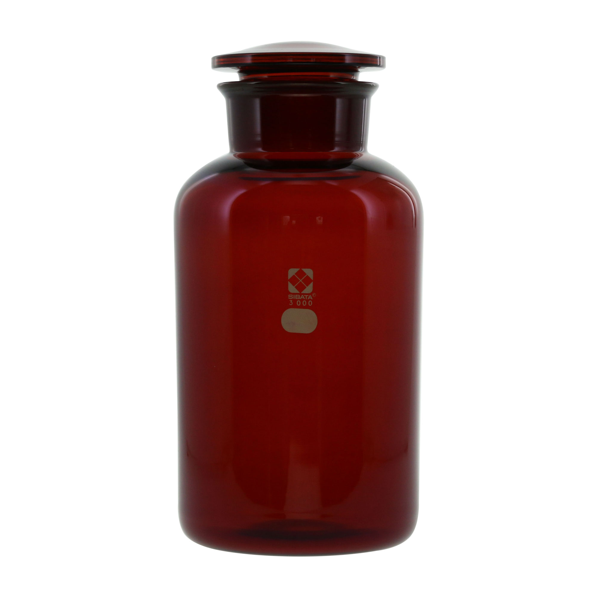 柴田科学试剂瓶广口茶褐色3L