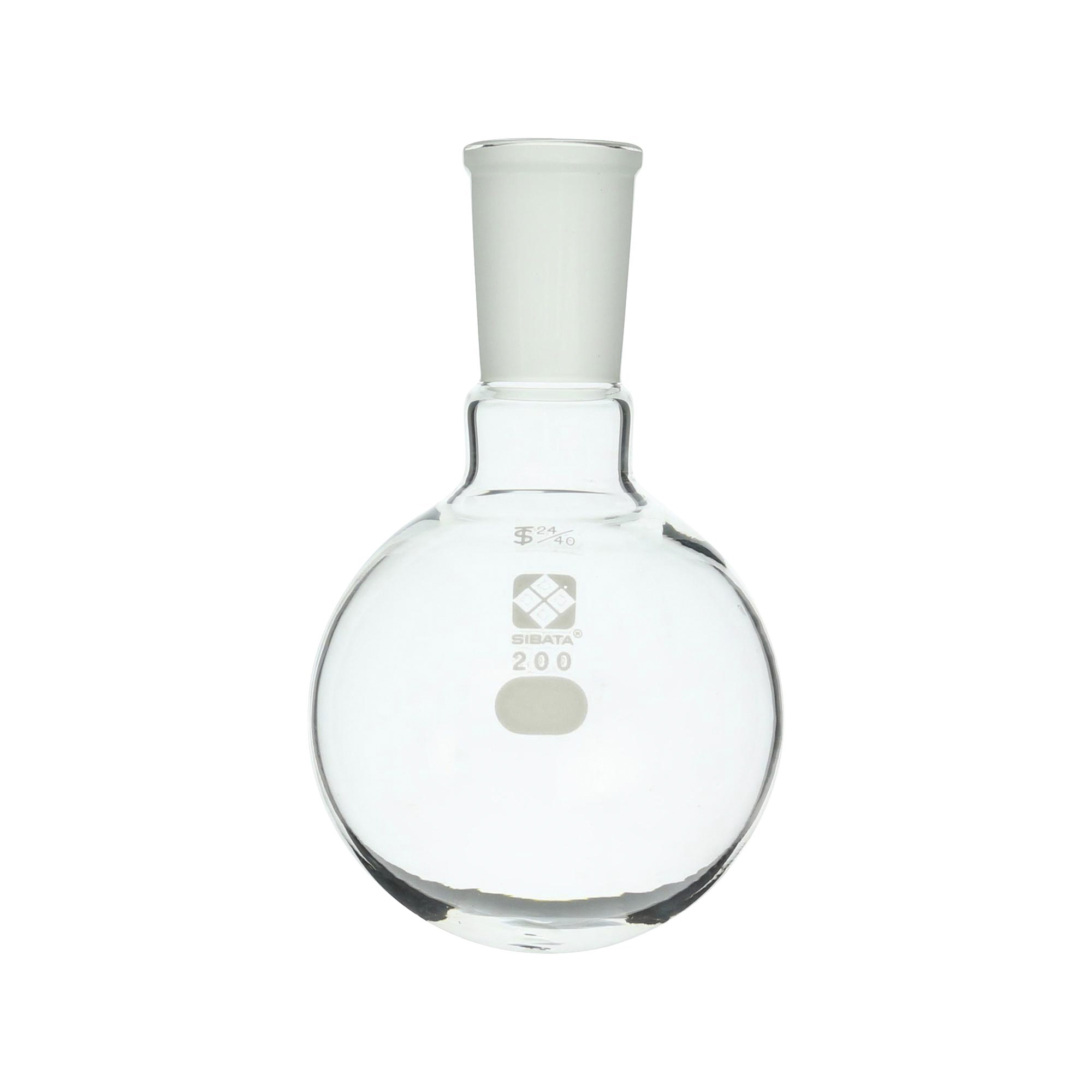 柴田科学共通滑合丸底烧瓶200mL24/40