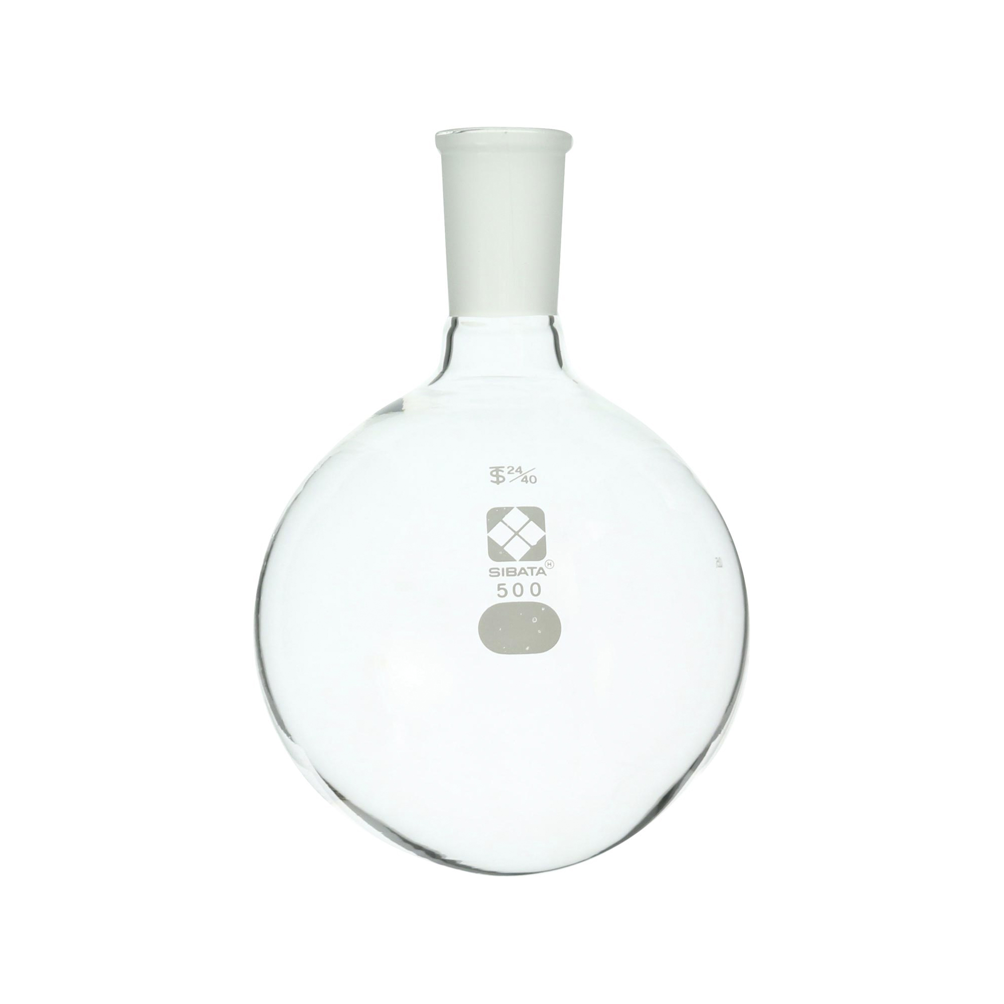 柴田科学共通滑合圆底烧瓶500 mL24/40