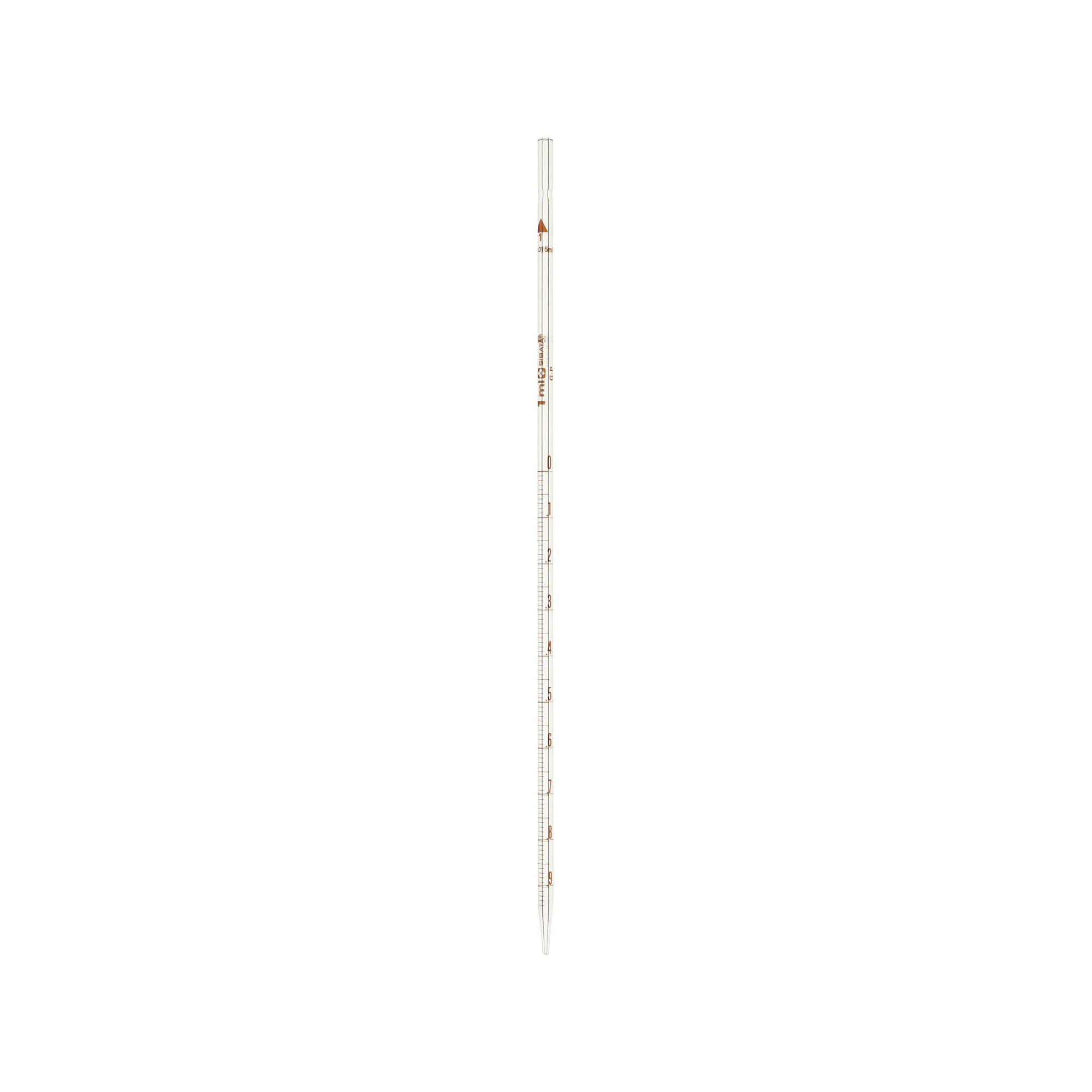 柴田科学雌移液管前端刻度大孔1mL