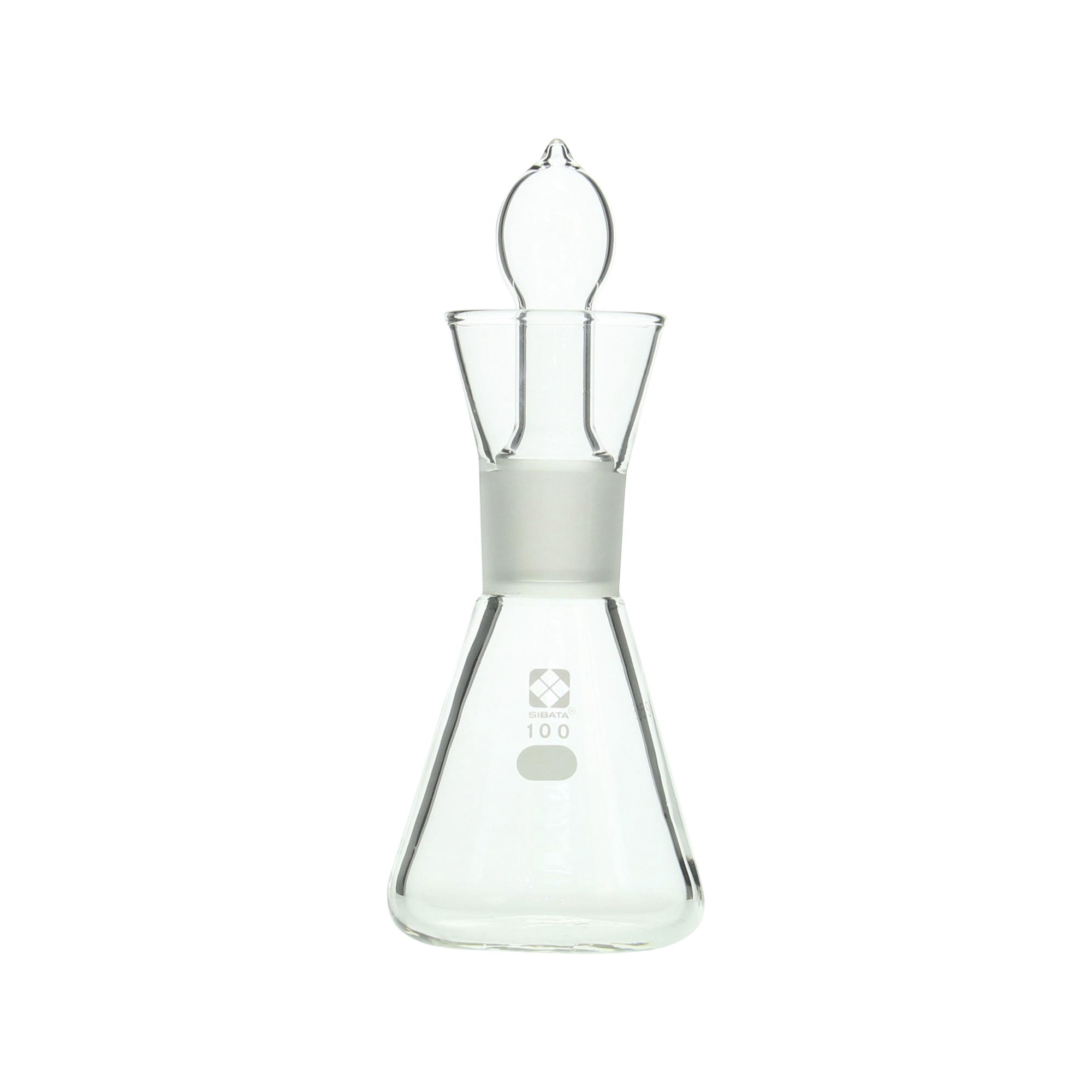 柴田科学碘烧瓶栓付100mL