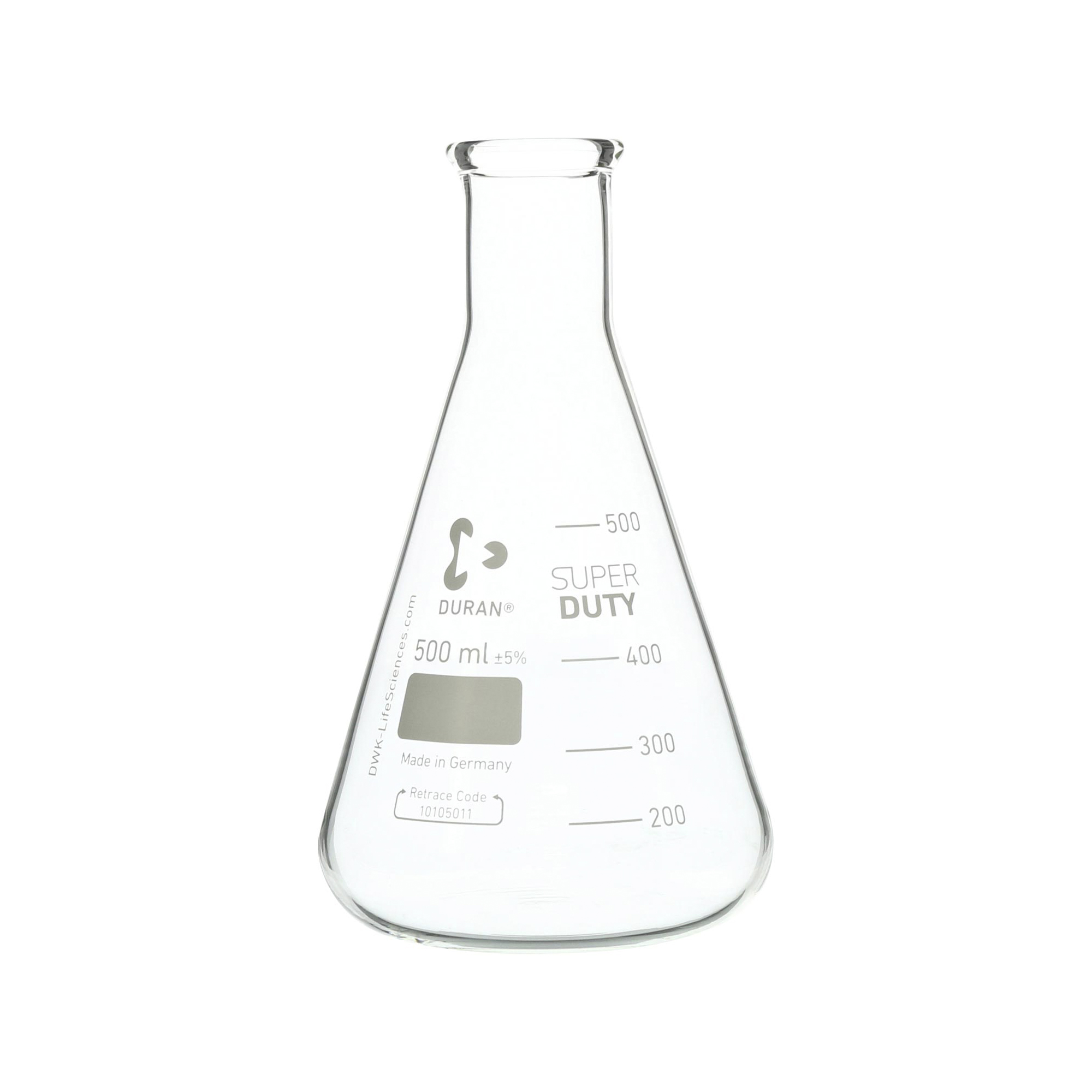 柴田科学超级厚三角烧瓶细口500mL