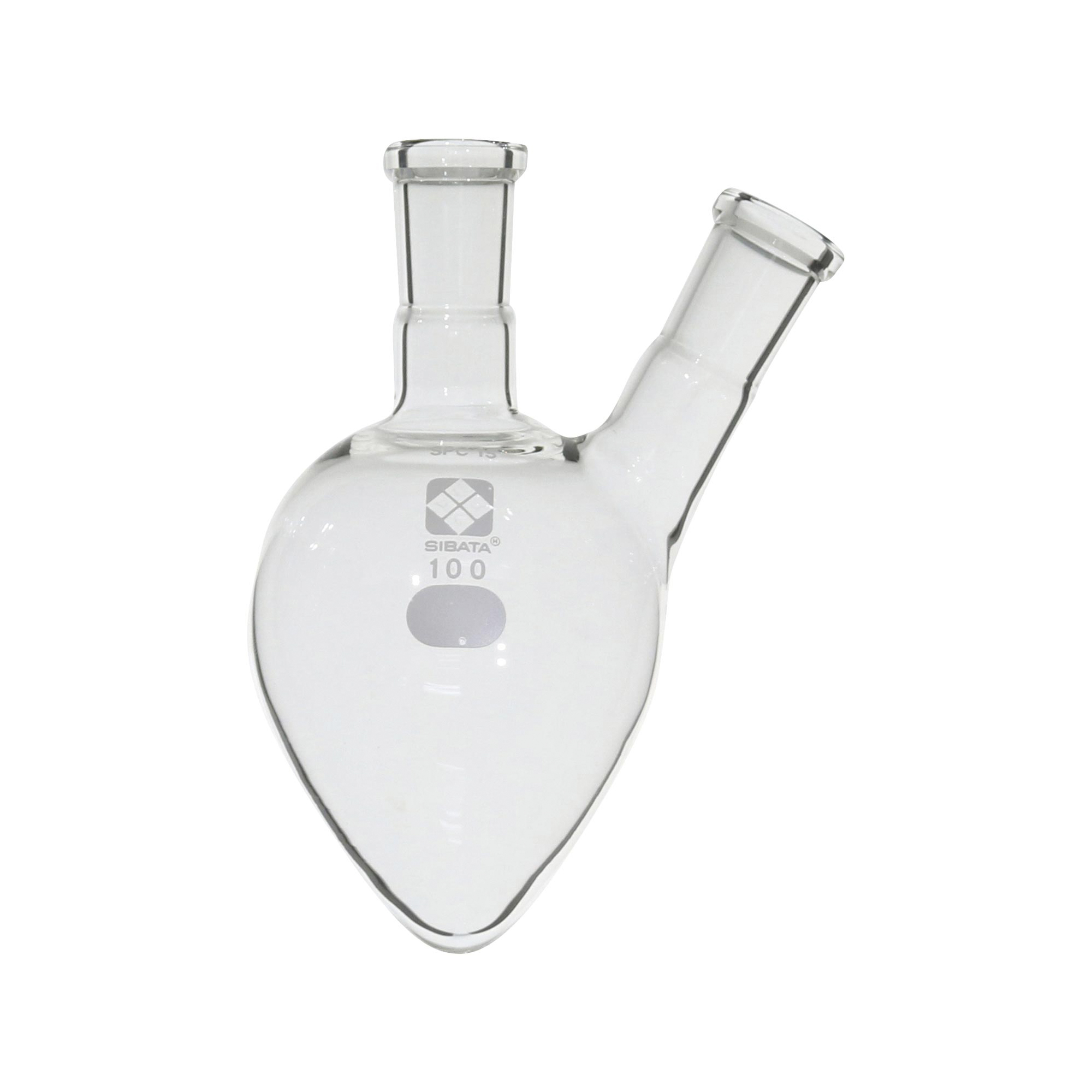 柴田科学SPC二口梨形烧瓶100mL