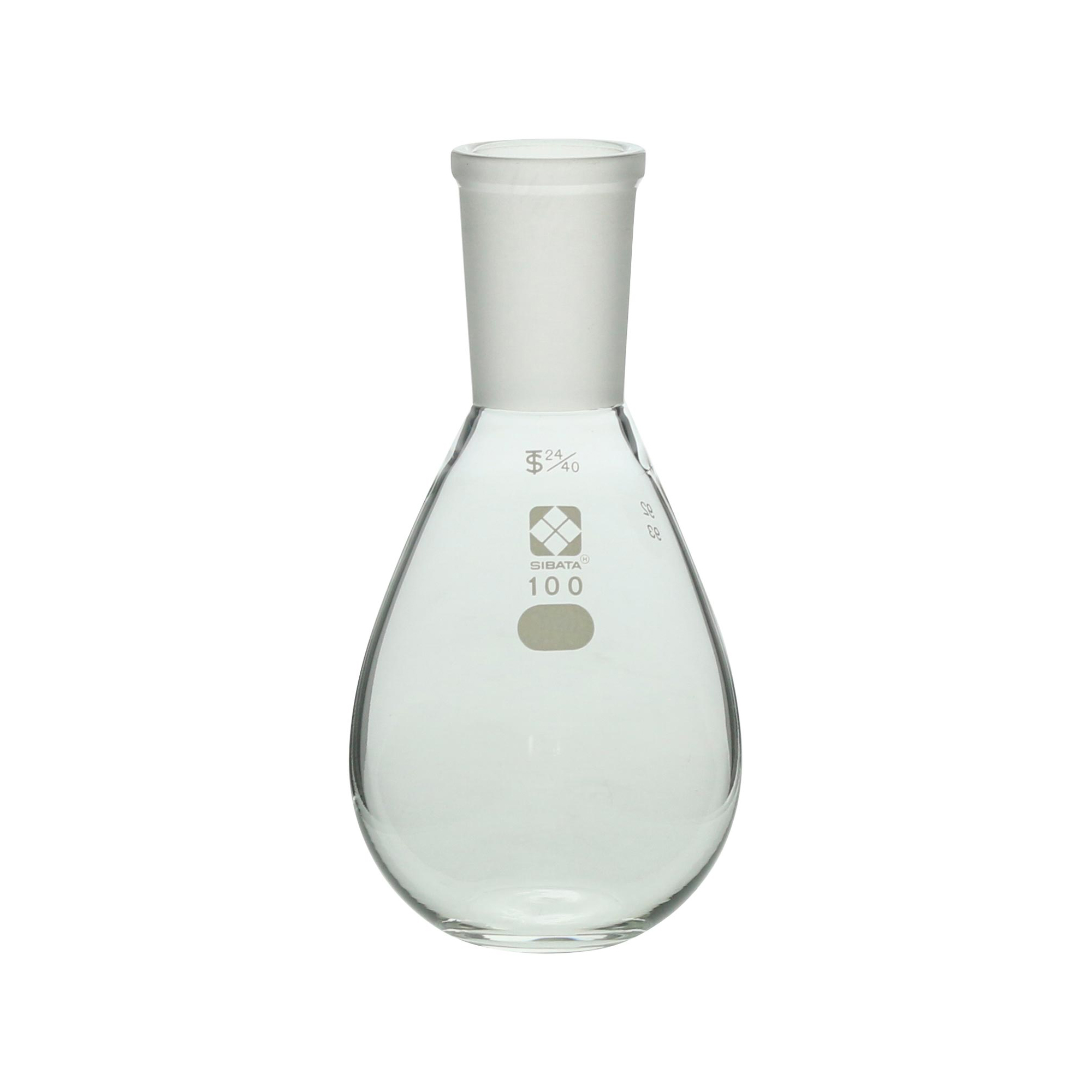 柴田科学共通滑合平底形烧瓶100mL24/40