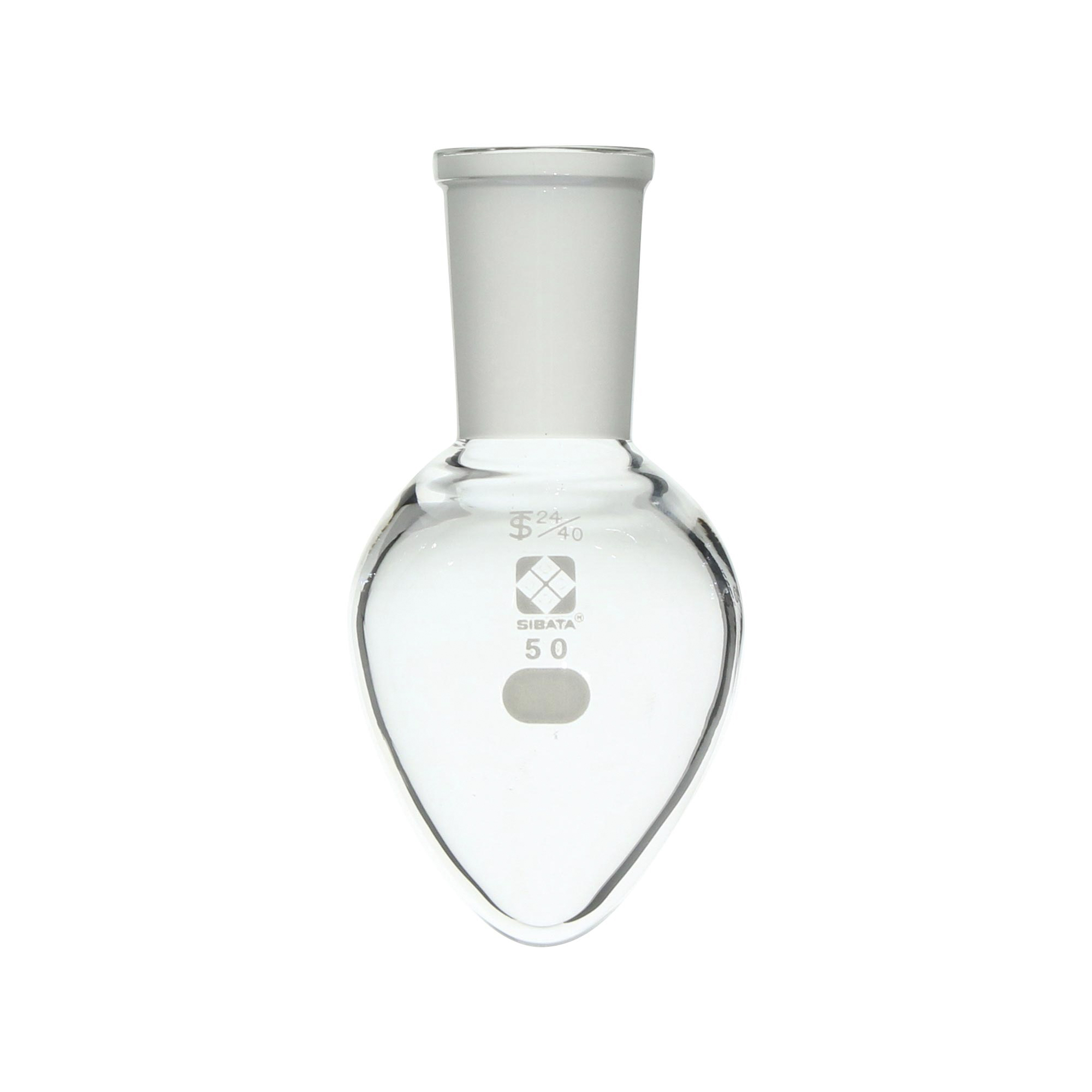 柴田科学共通滑合梨形烧瓶50mL24/40