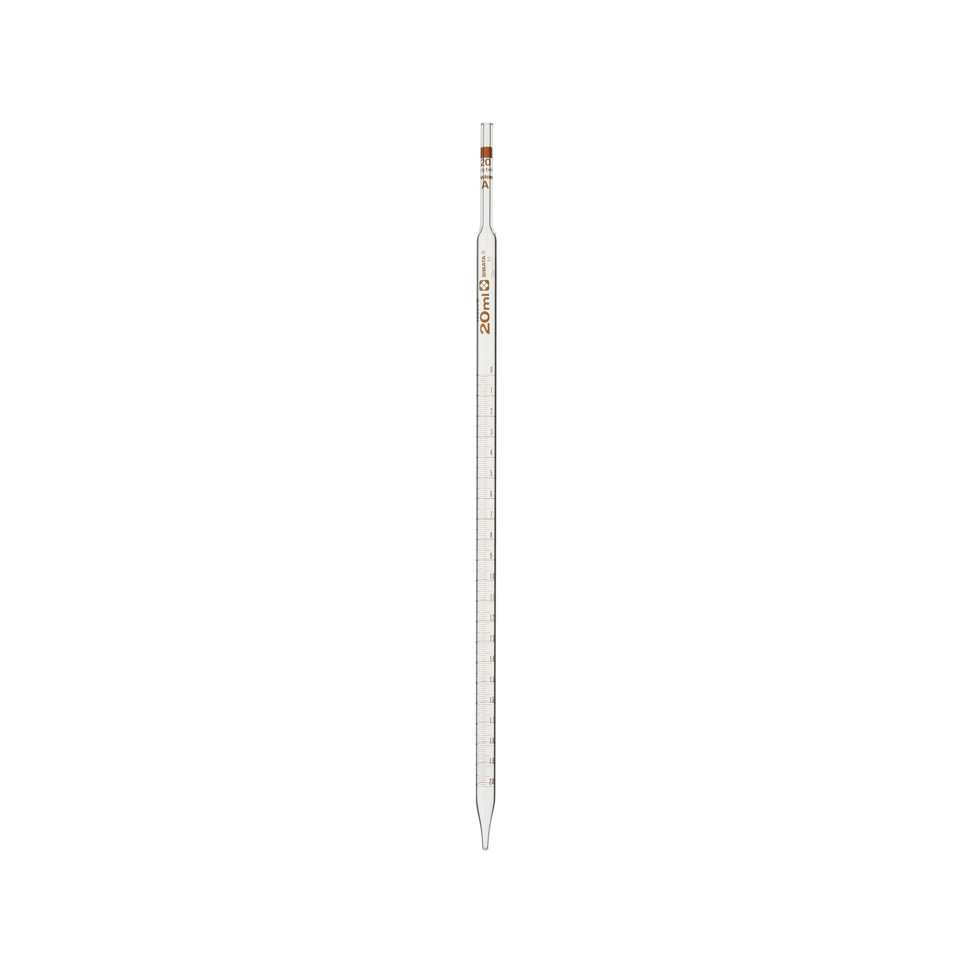 柴田科学雌移液管中间刻度定制A20ml