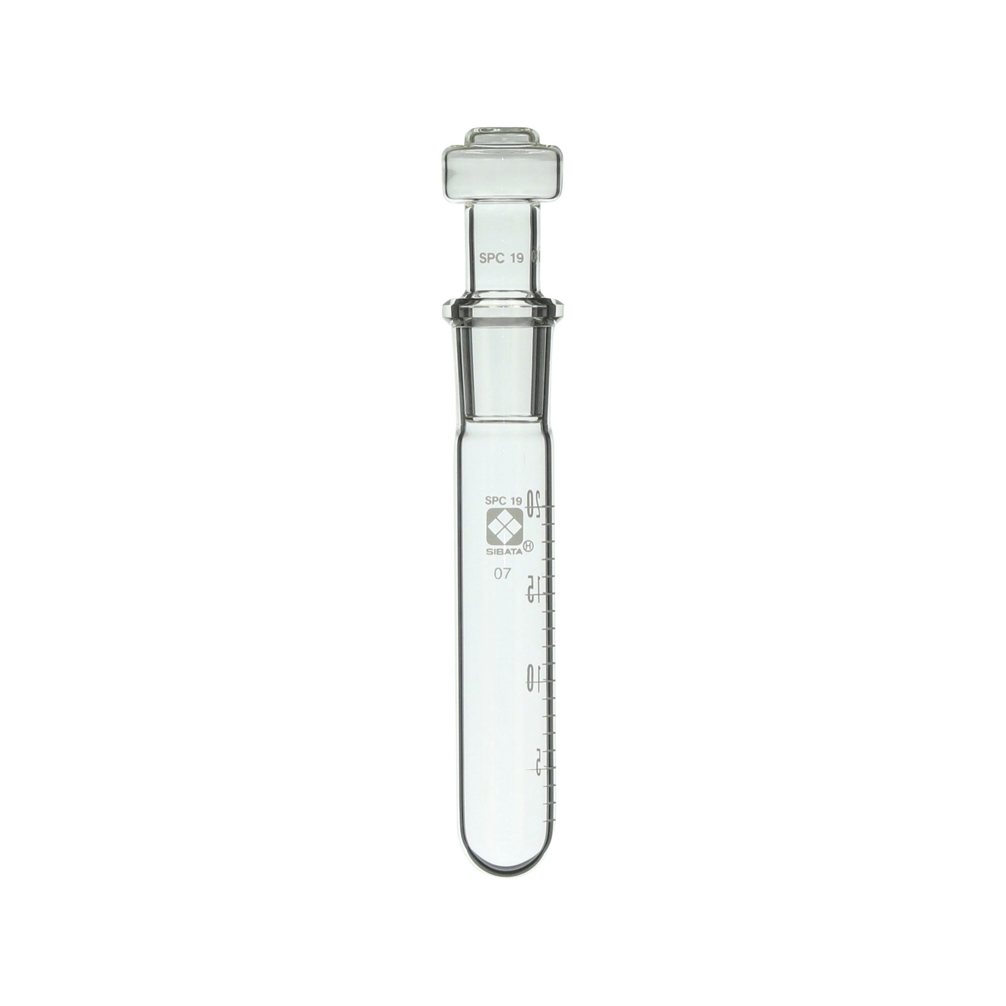 柴田科学SPC受器平栓付刻度20mL