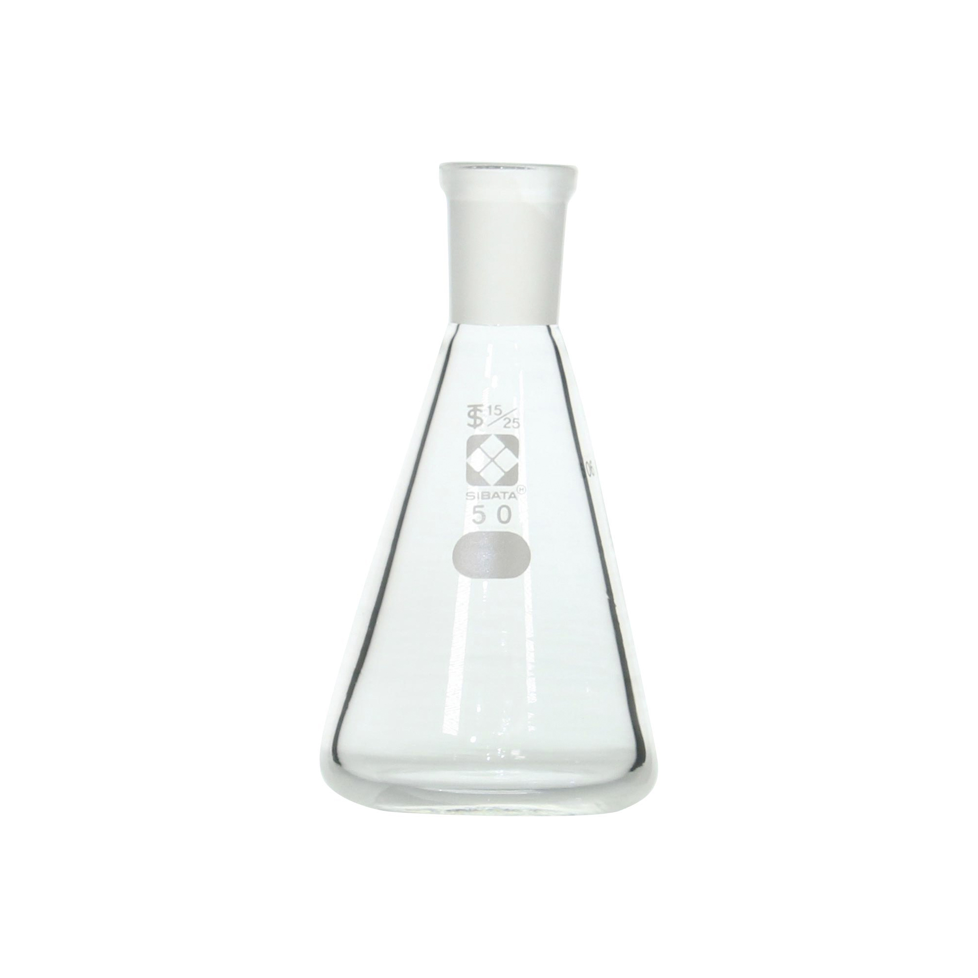 柴田科学共通滑合三角烧瓶50mL15/25