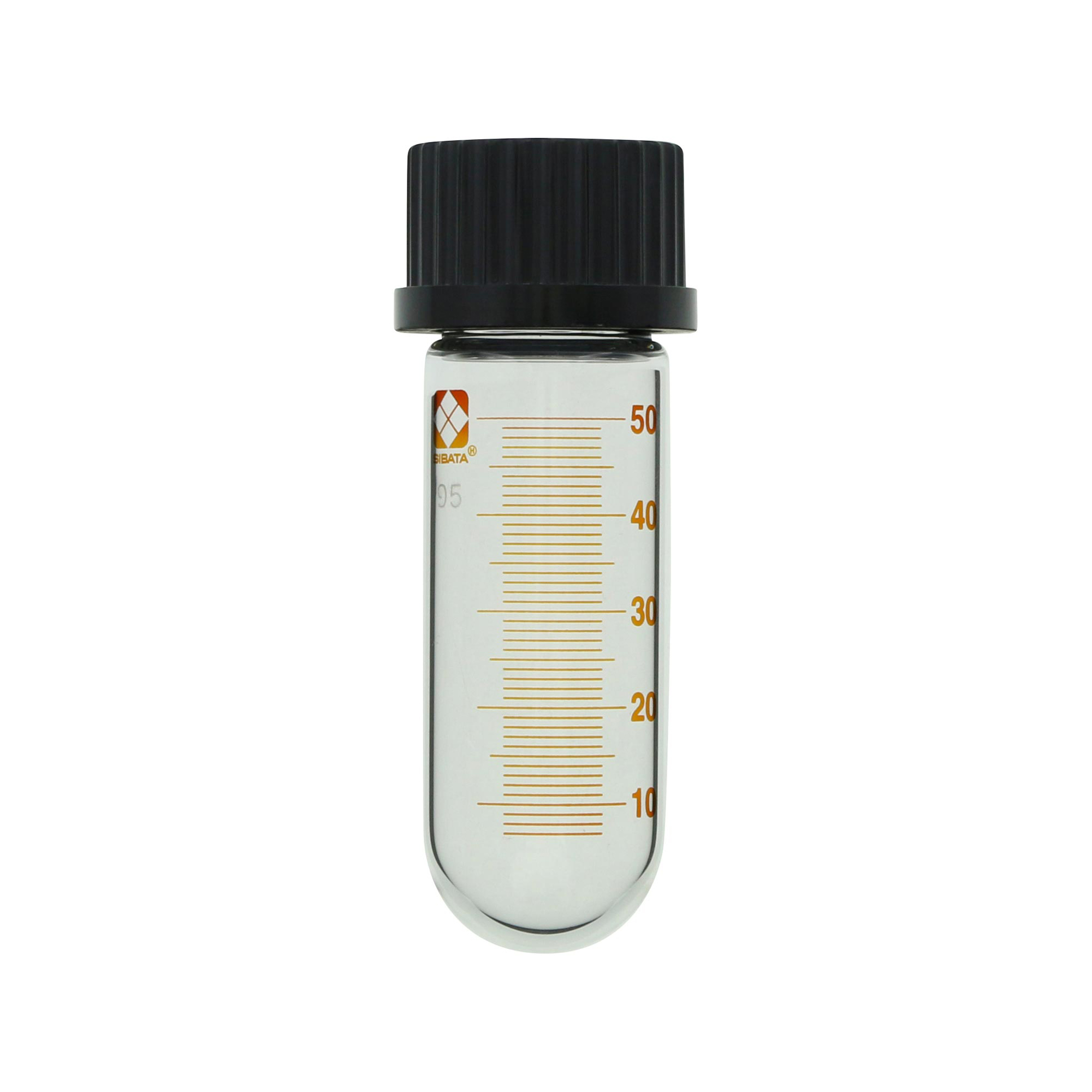 柴田科学离心沉淀管圆底形螺纹口刻度付50mL