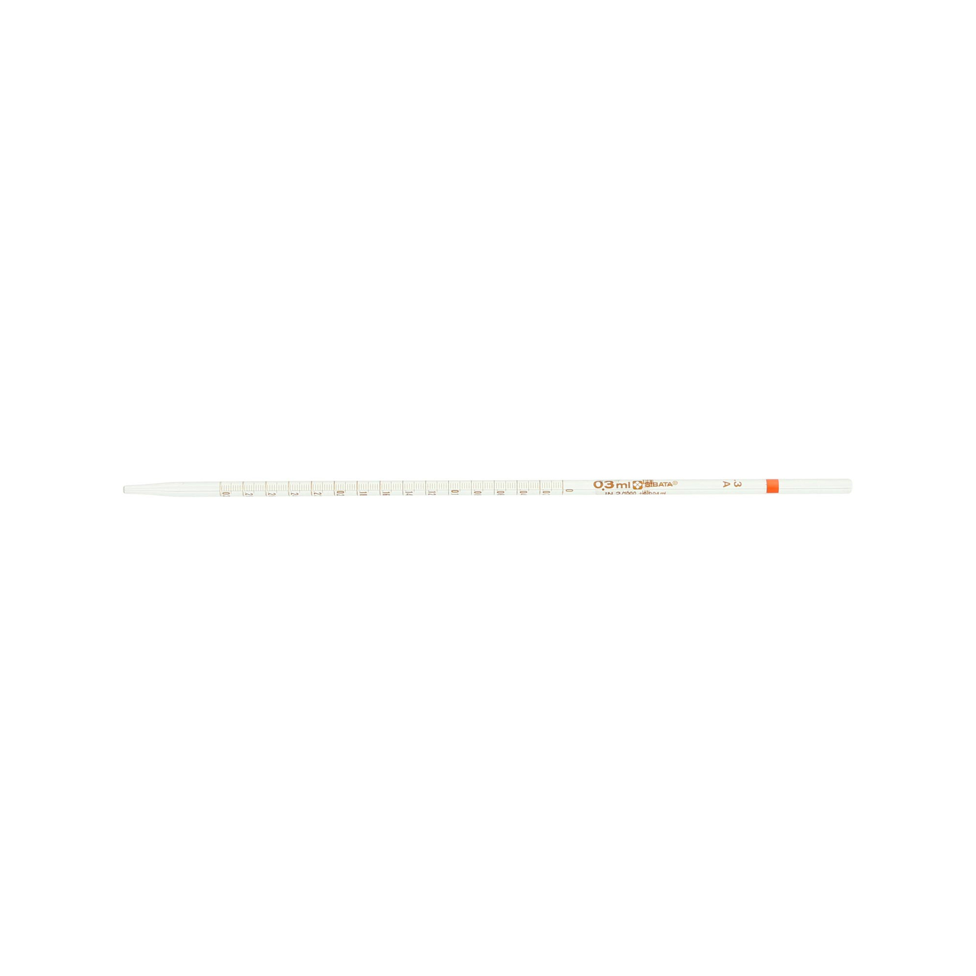 柴田科学雌移液管中间刻度超级等级0.3mL