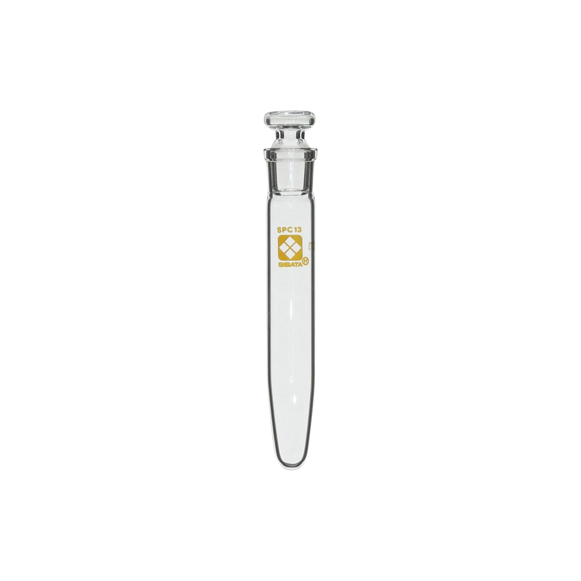 柴田科学SPC共栓离心沉淀管圆锥形平栓无刻度10mL