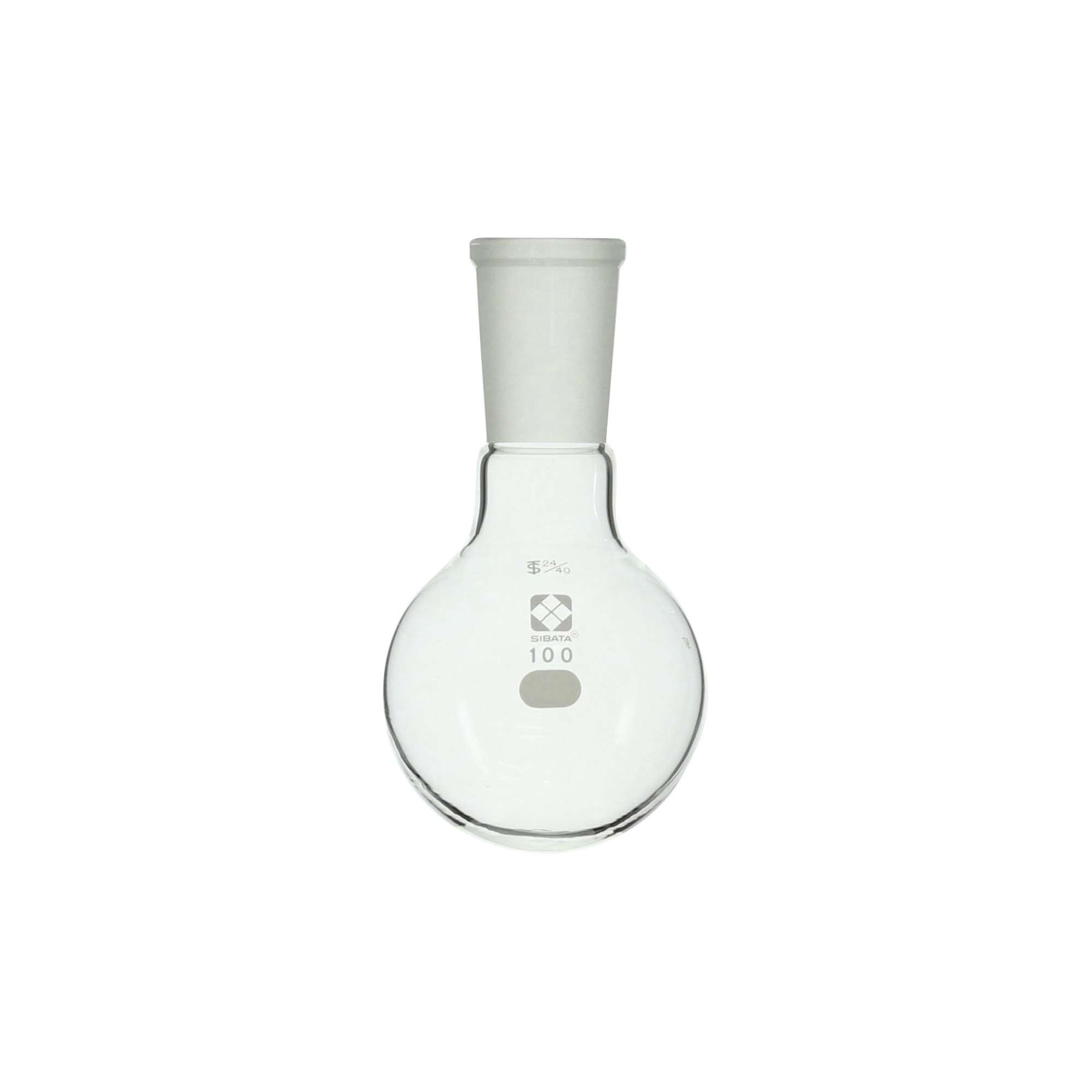 柴田科学共通滑合圆底烧瓶100mL24/40