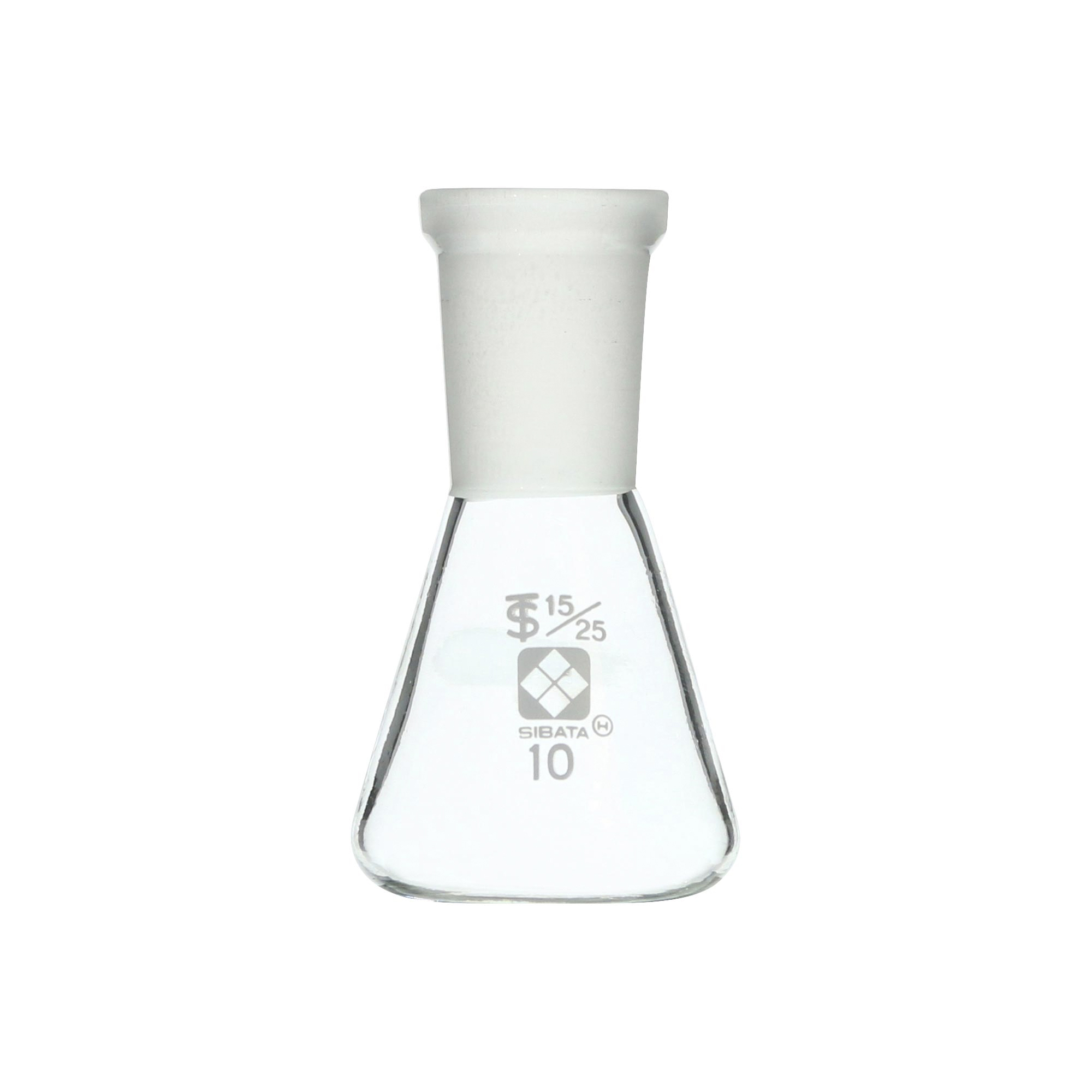柴田科学共通滑合三角烧瓶10mL15/25