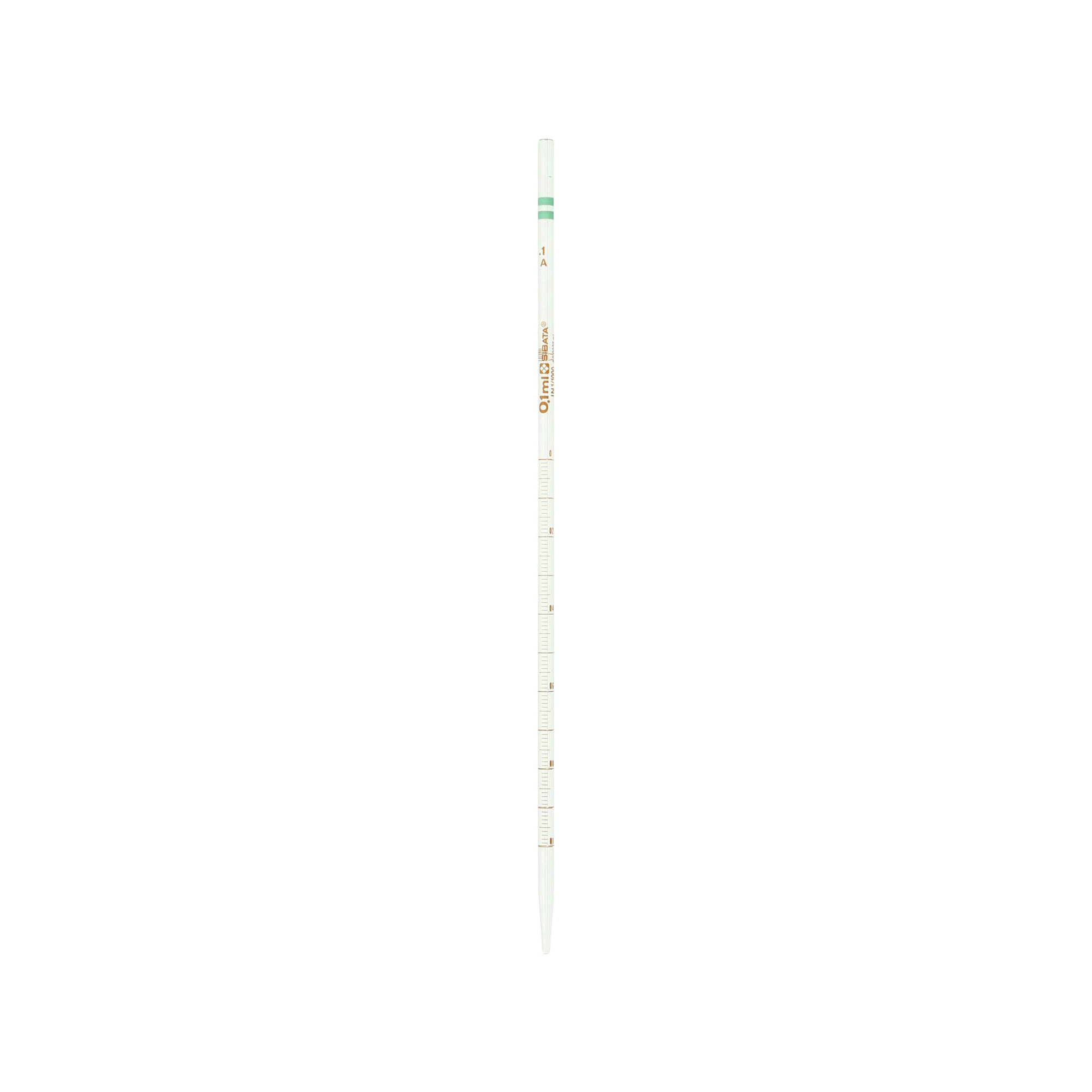 柴田科学雌移液管中间刻度超0.1 mL