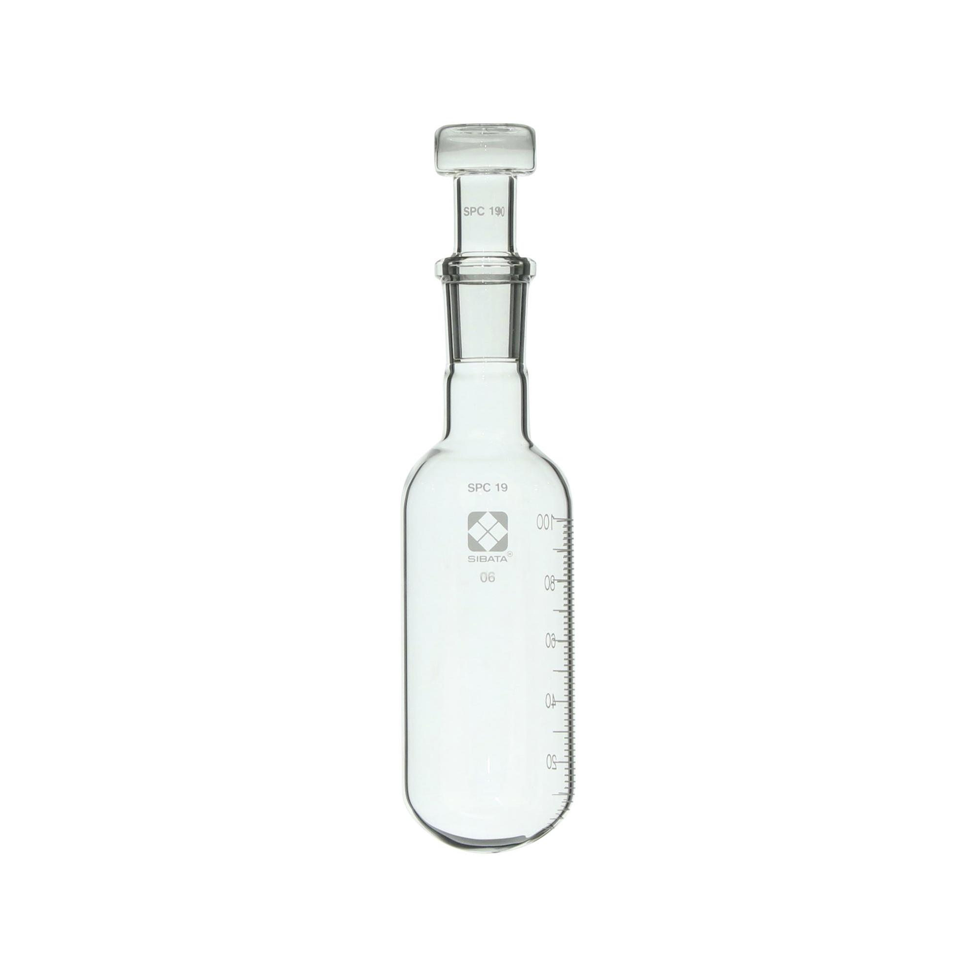 柴田科学SPC受器平栓付刻度付100mL