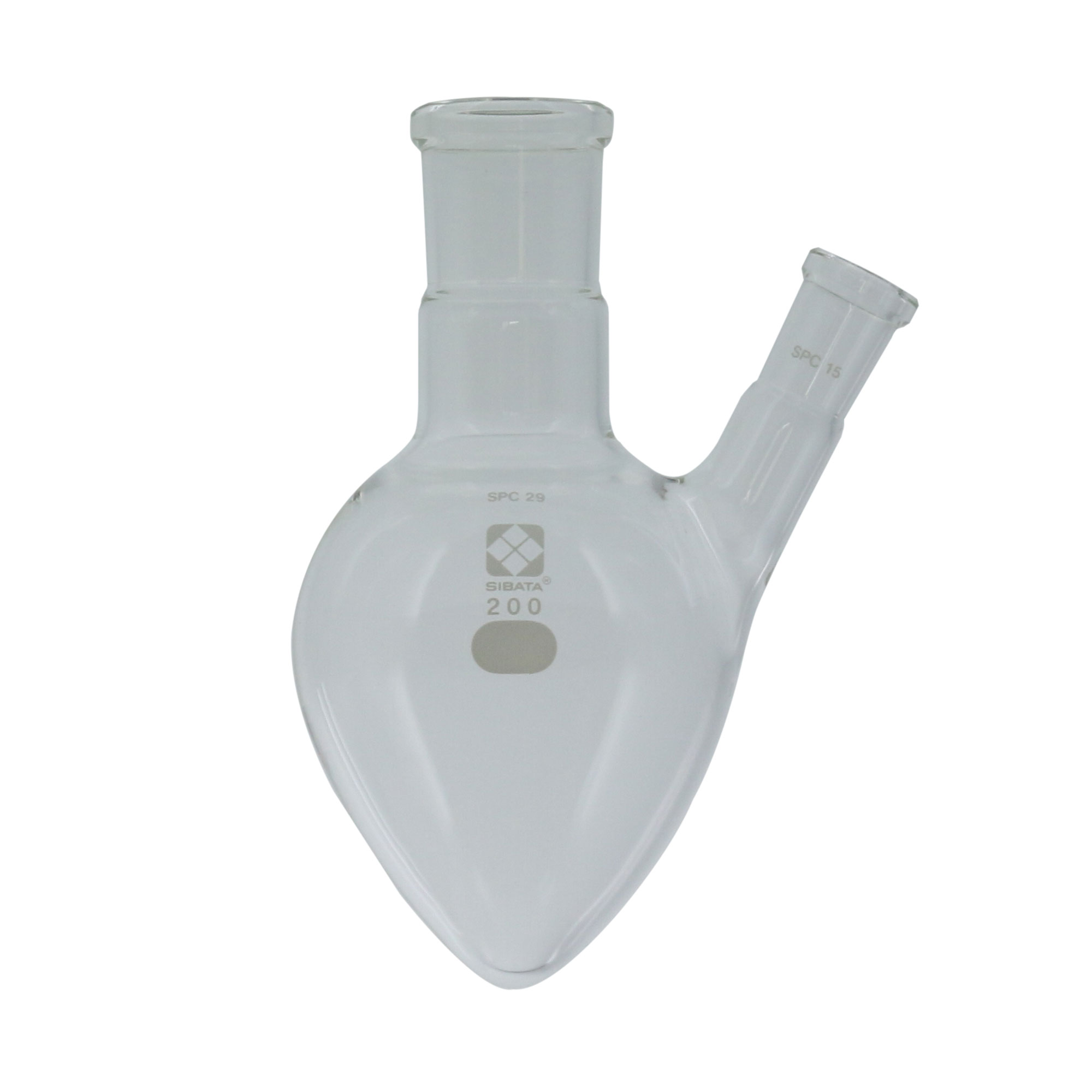 柴田科学SPC二口梨形烧瓶200mL