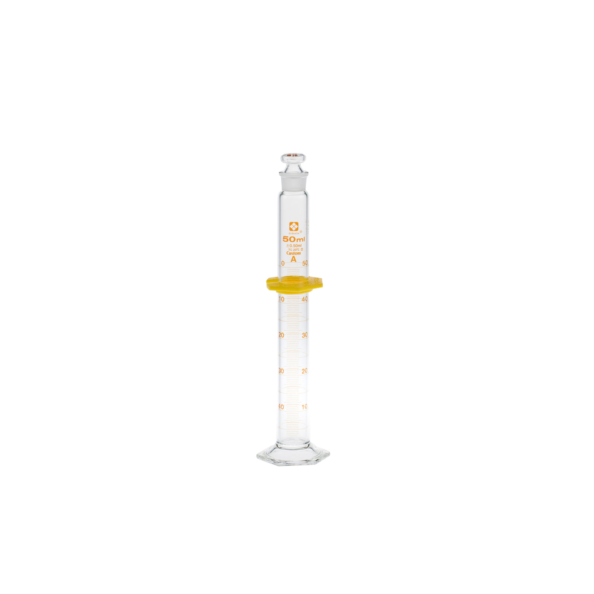 柴田科学有栓量筒定制A50mL