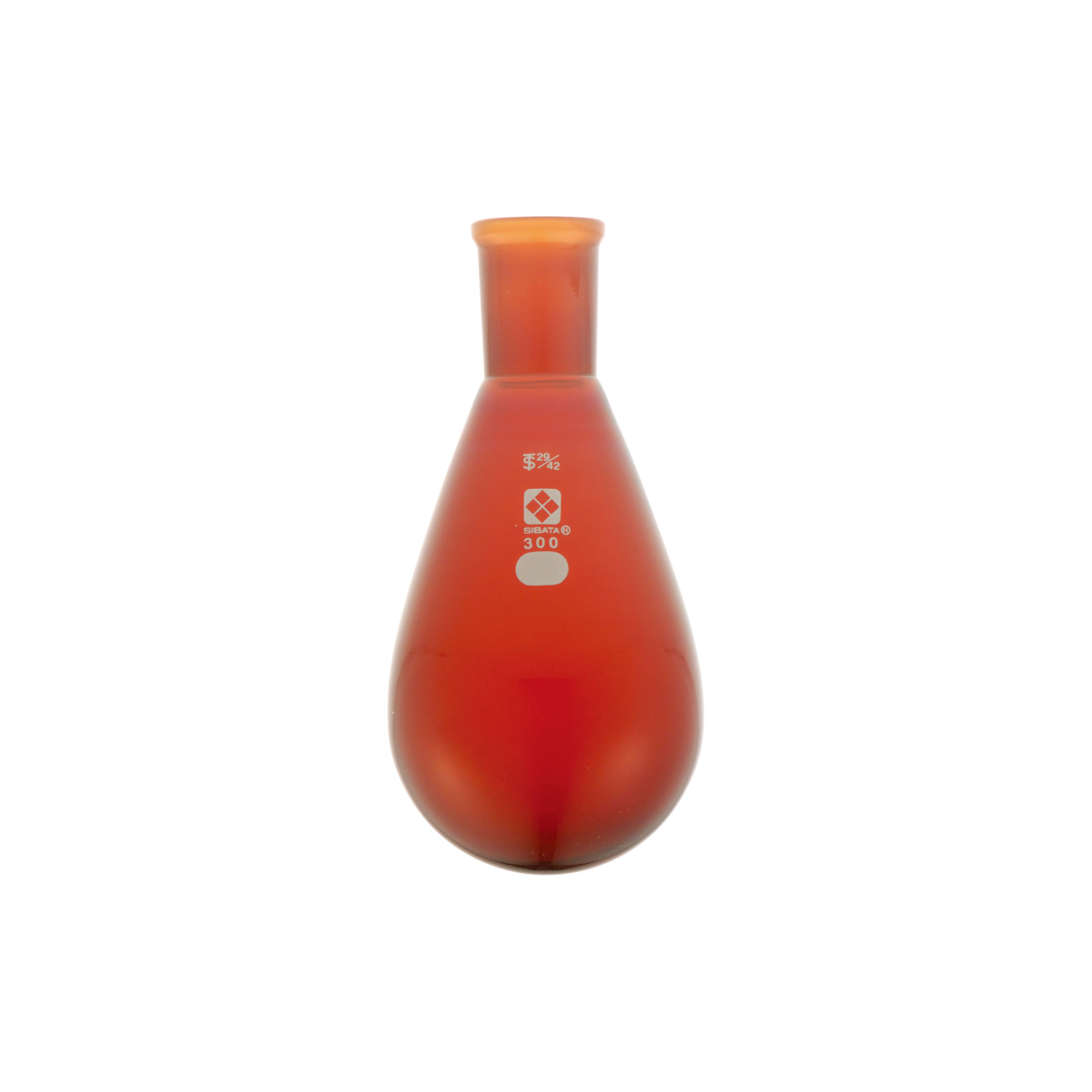 柴田科学共通滑动形烧瓶茶褐色300mL19/38