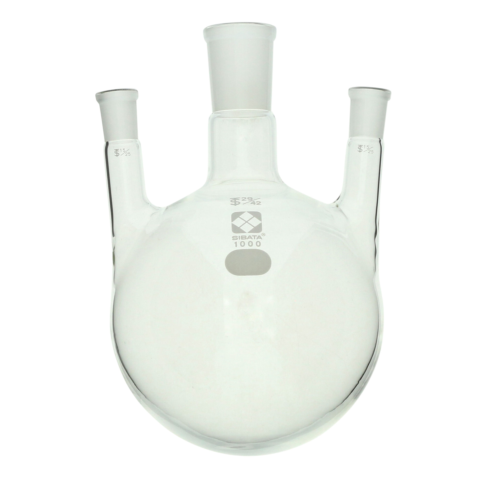 柴田科学共通滑合三口圆底烧瓶1000mL29/42