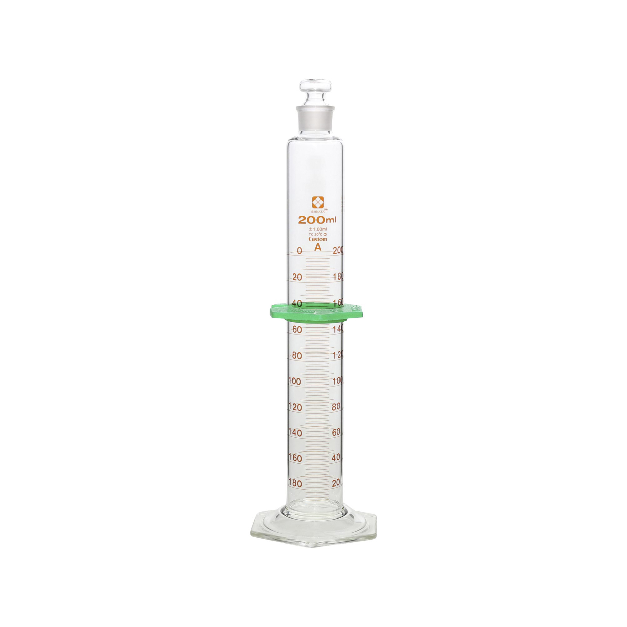柴田科学有栓量筒定制A200 mL