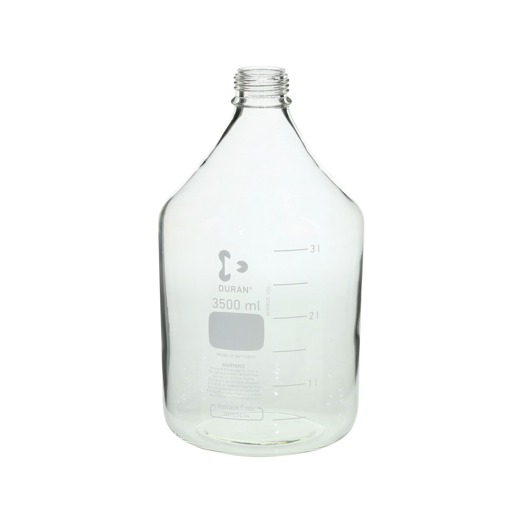 只有柴田科学螺纹口瓶3.5L