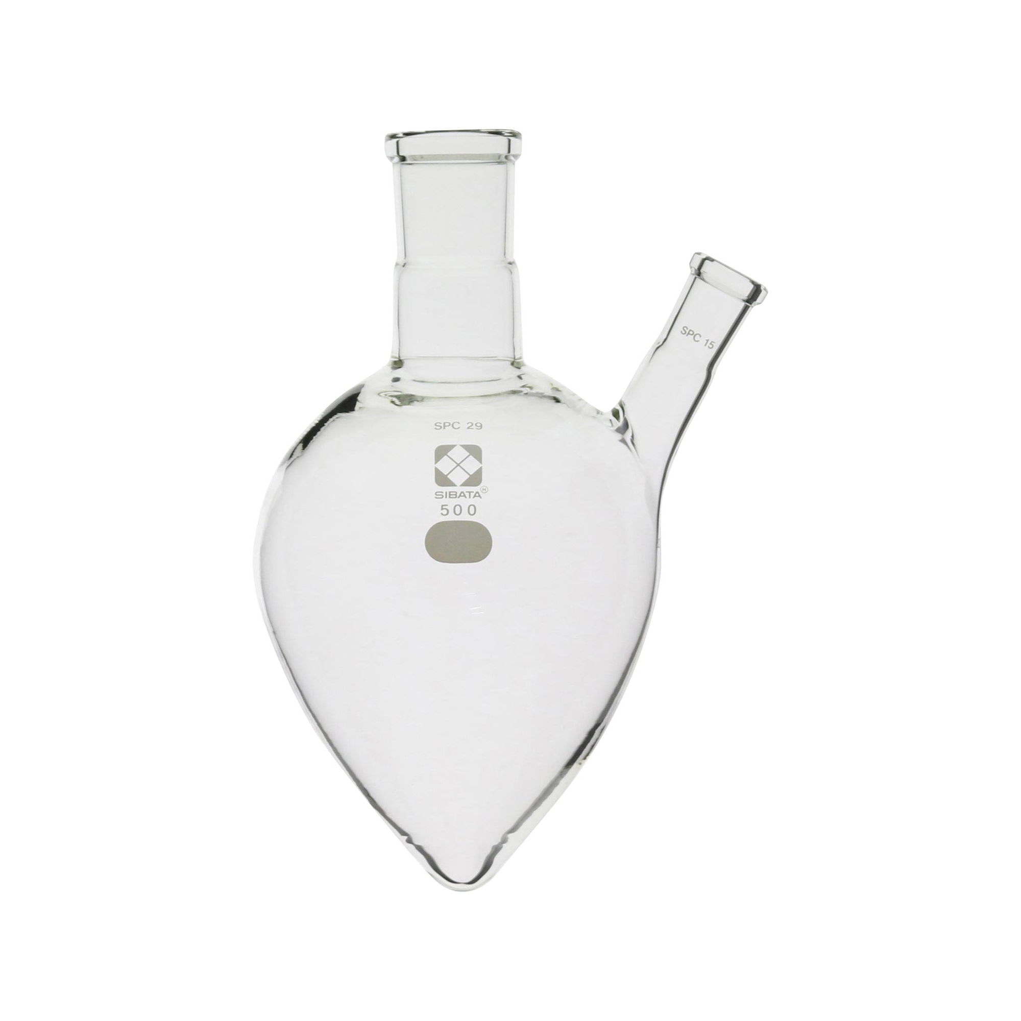 柴田科学SPC二口梨形烧瓶500mL