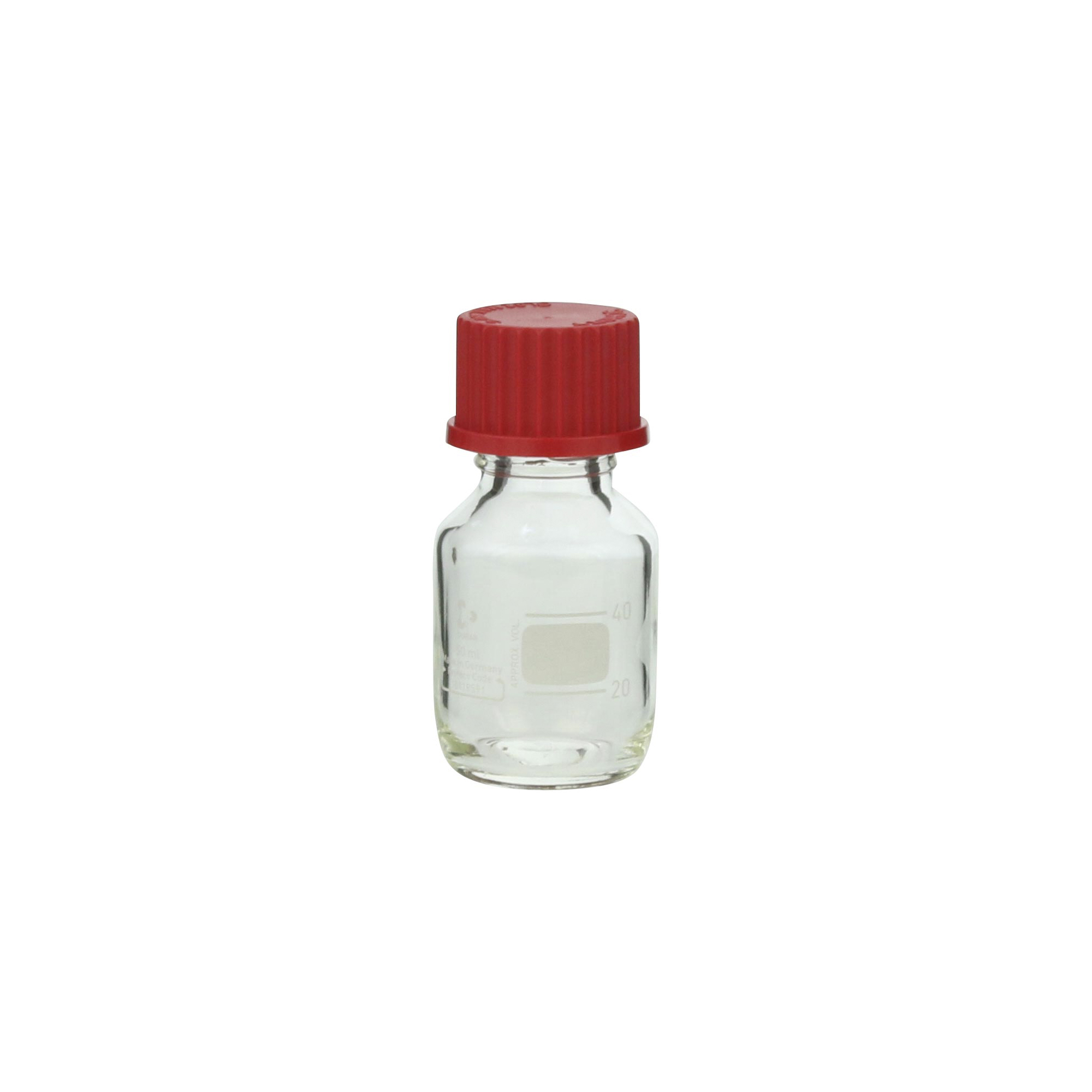 柴田科学螺纹口瓶带红帽50mL