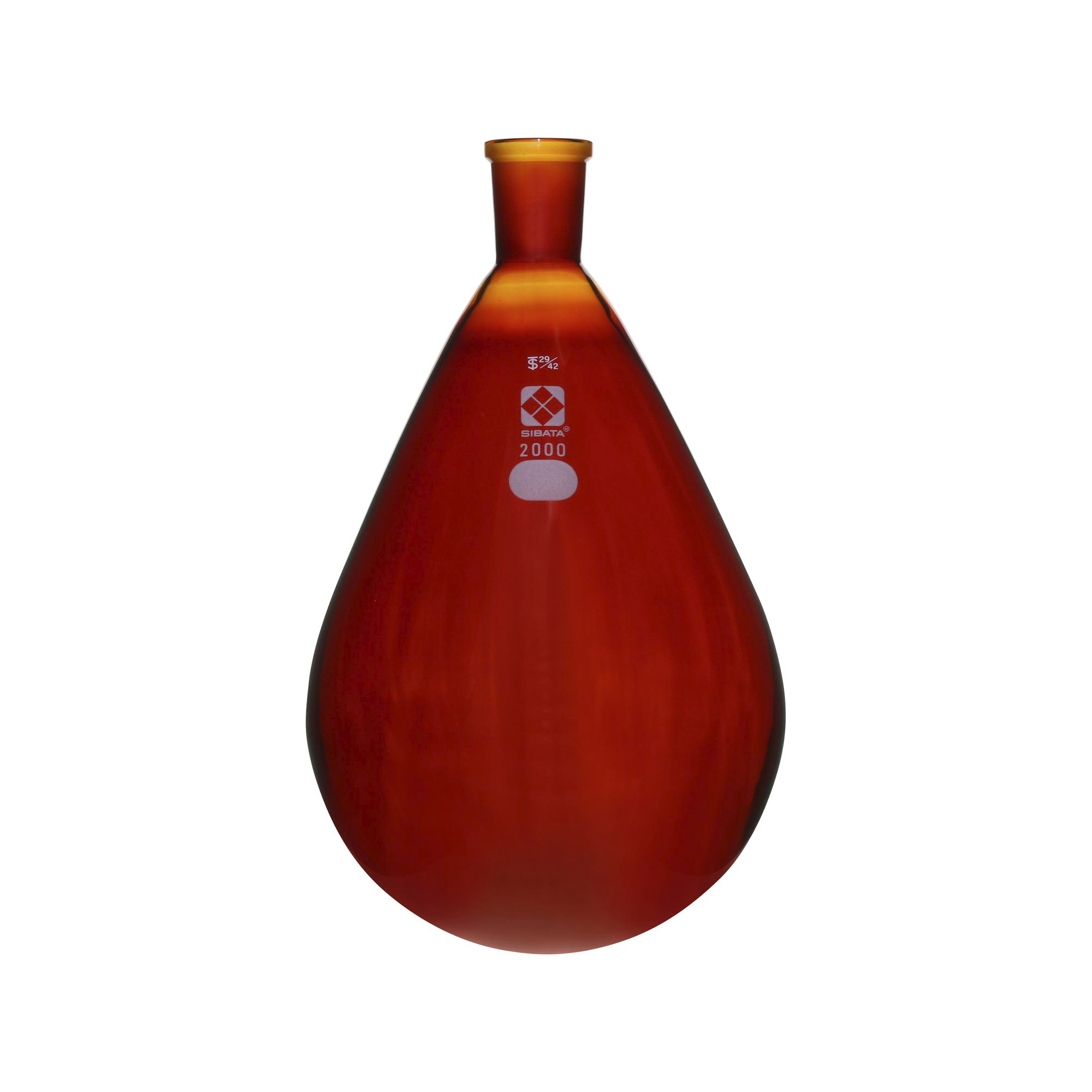 柴田科学共通滑动形烧瓶茶褐色2L29/42