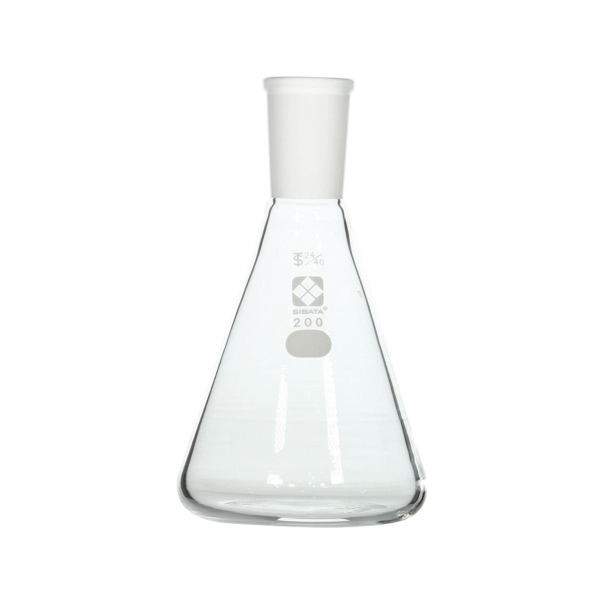 柴田科学共通滑合三角烧瓶200mL24/40