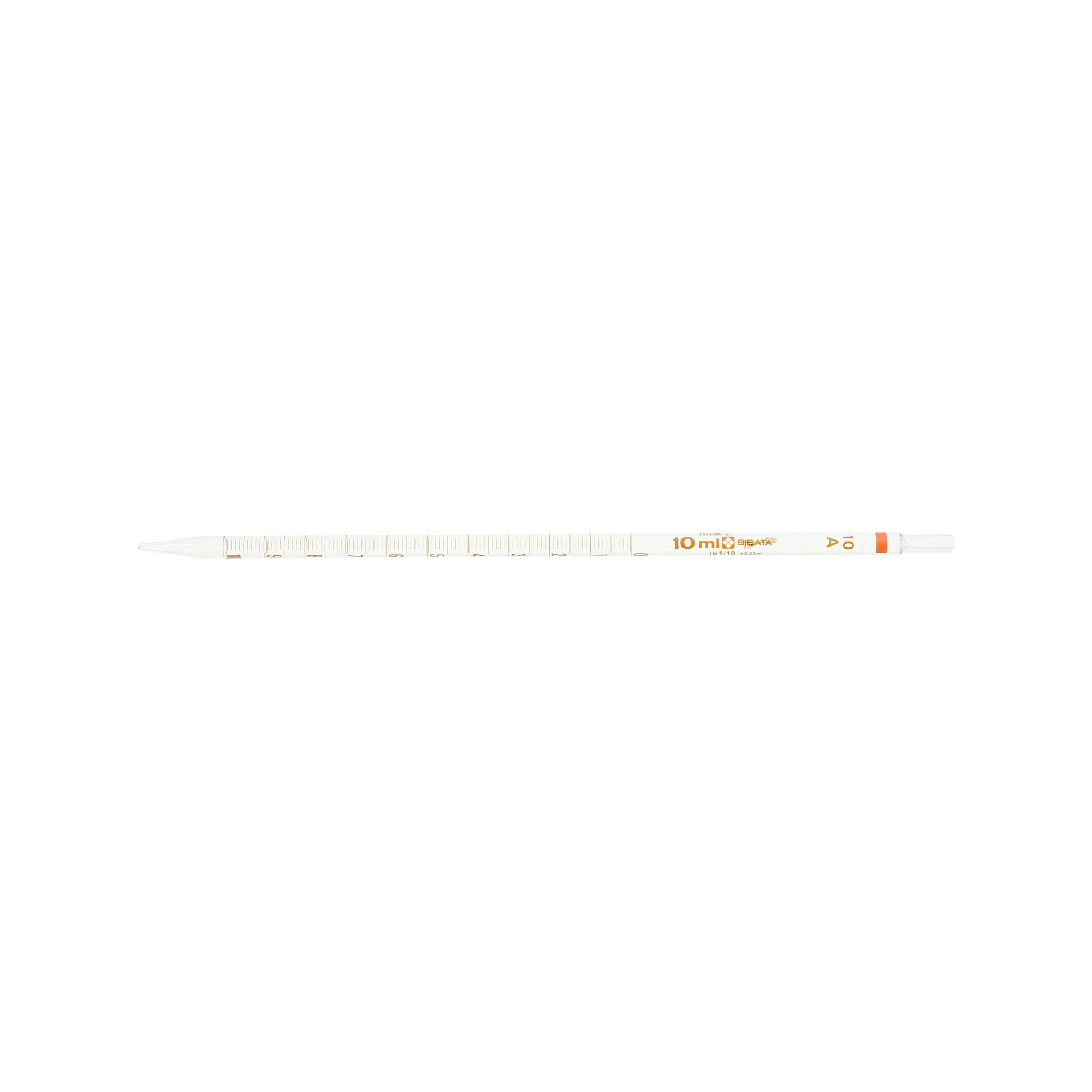 柴田科学雌移液管中间刻度超级等级10mL