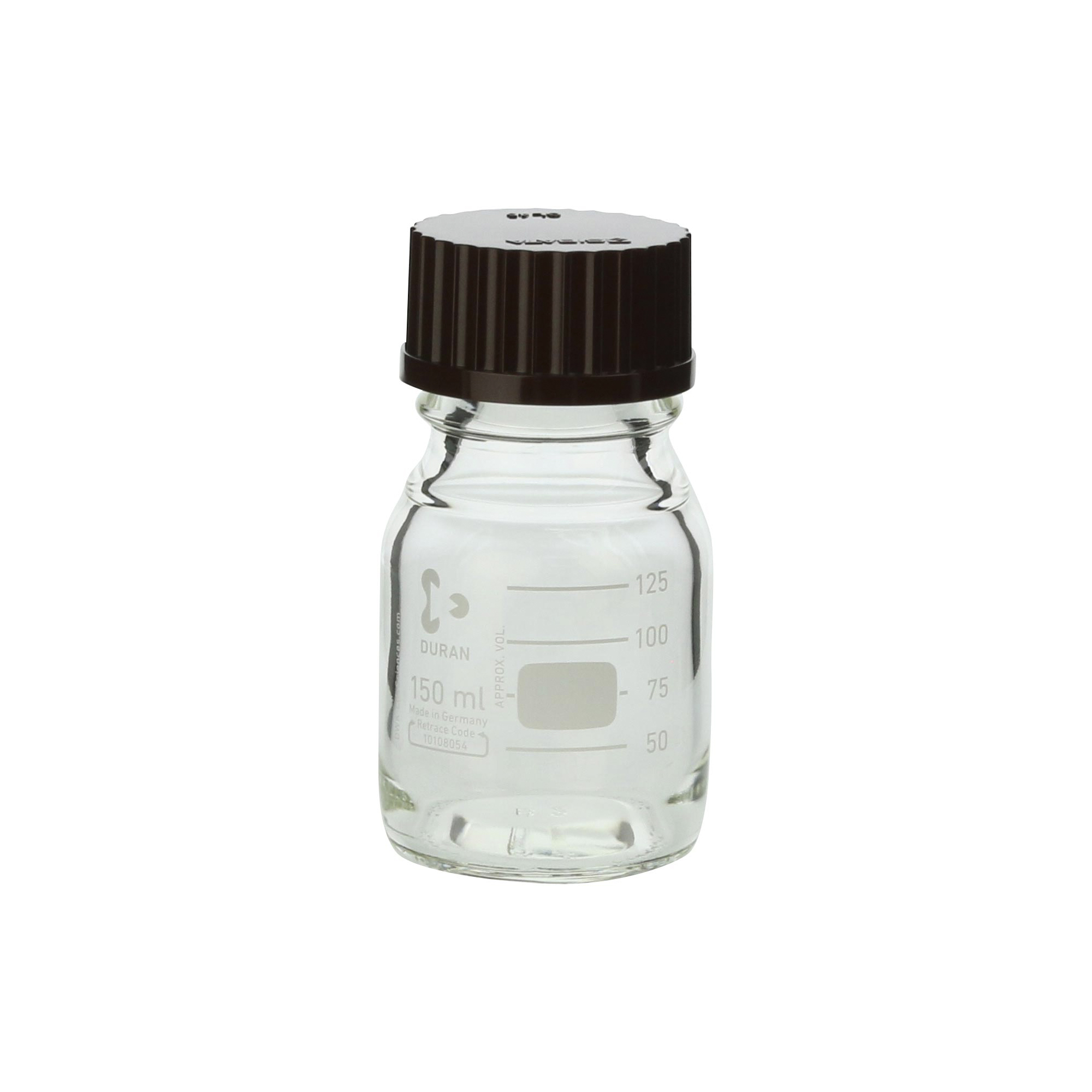 柴田科学螺纹口瓶带红帽150mL