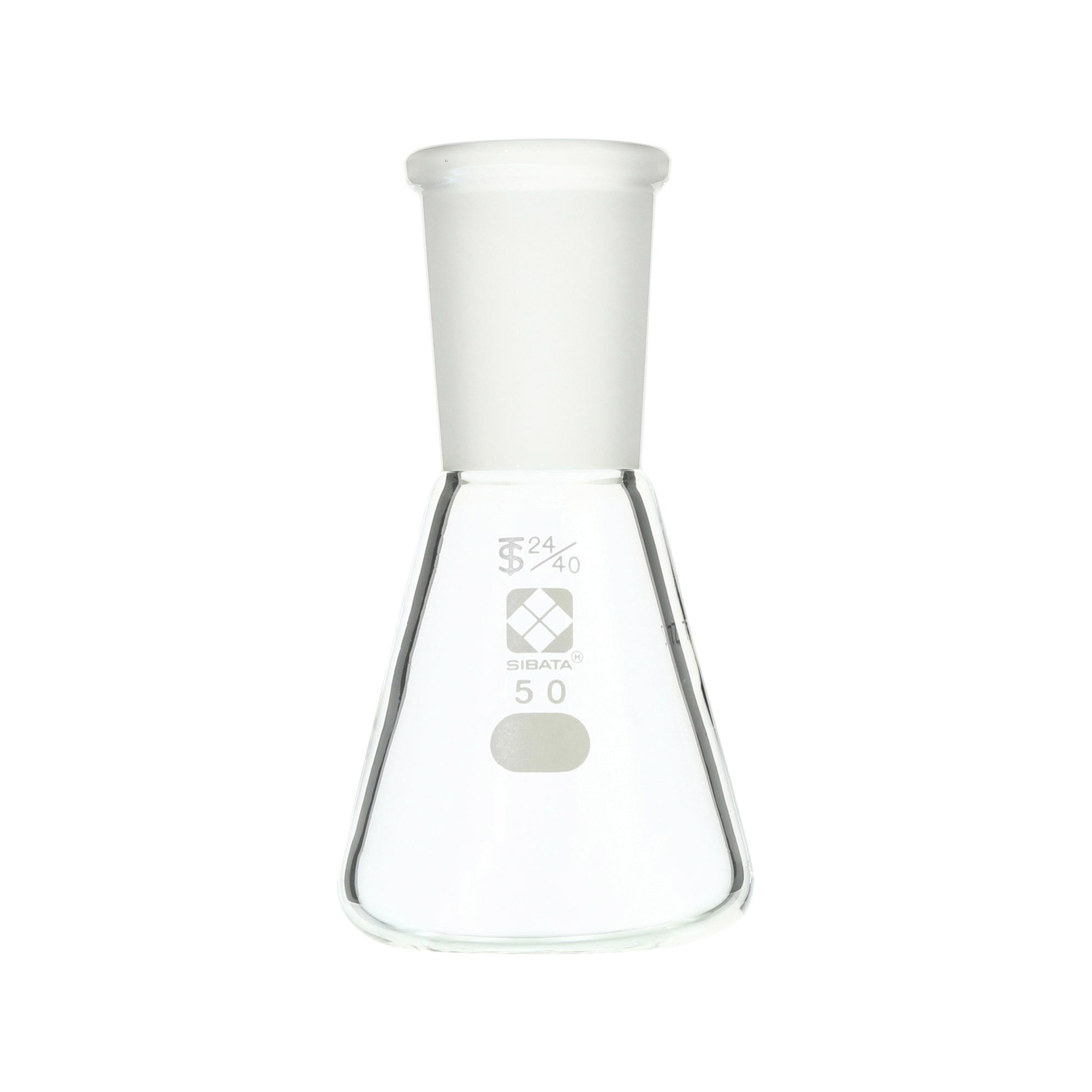 柴田科学共通滑合三角烧瓶50mL24/40