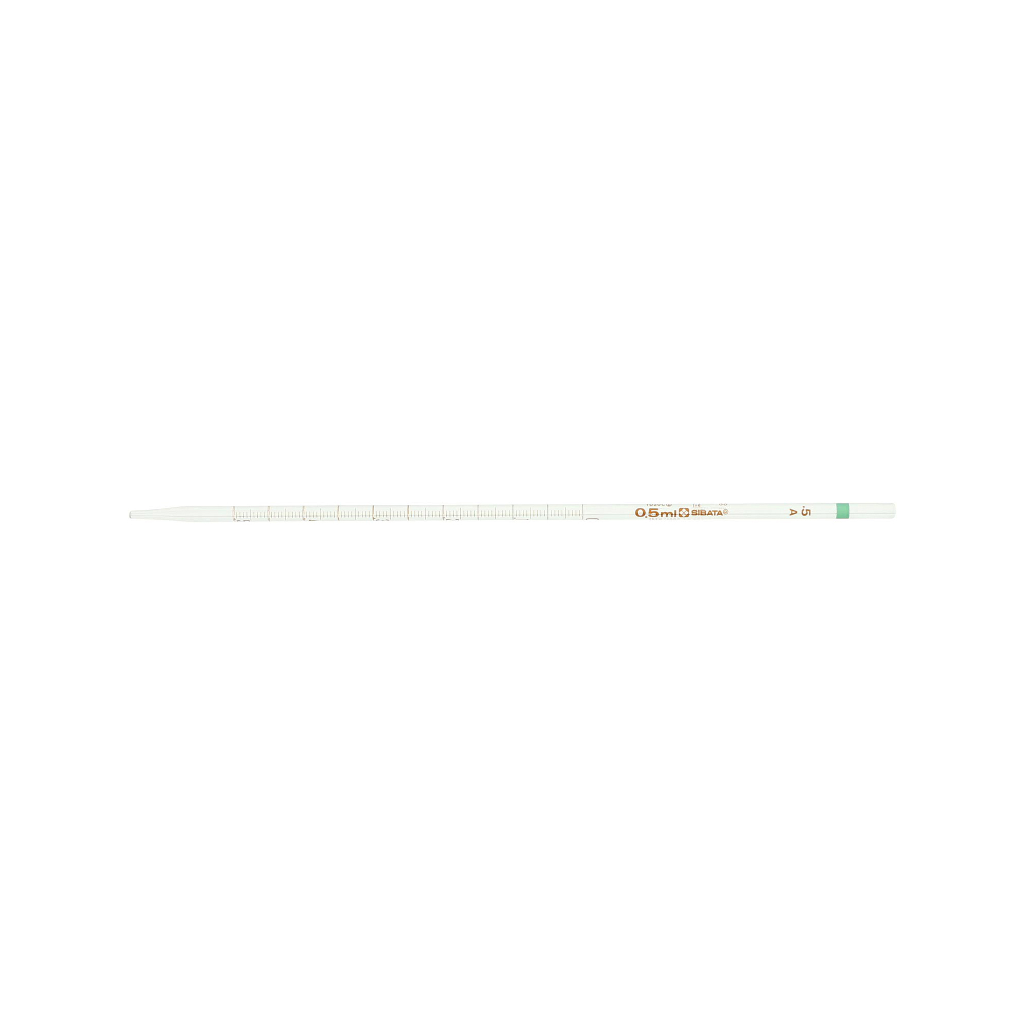 柴田科学雌移液管中间刻度超级等级0.5mL